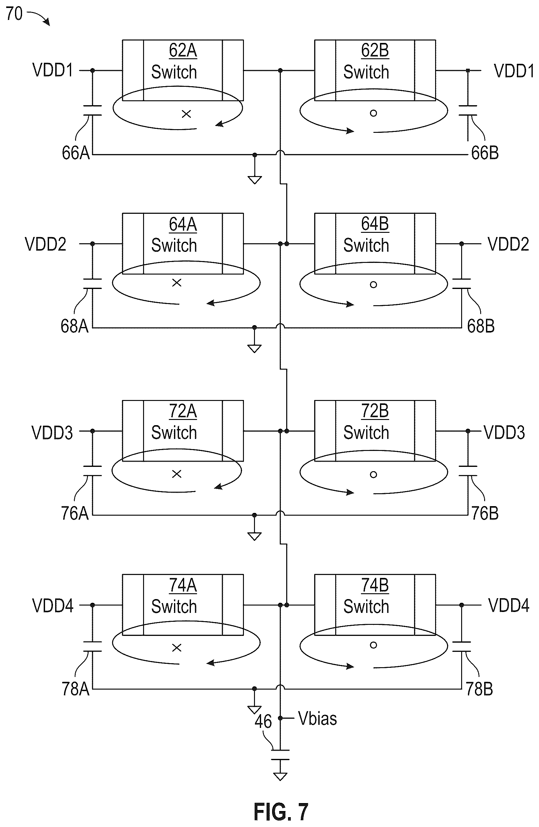 Patent US12620939 Figure 6 – Magnetic field cancellation in radio frequency power amplifier envelope trackers