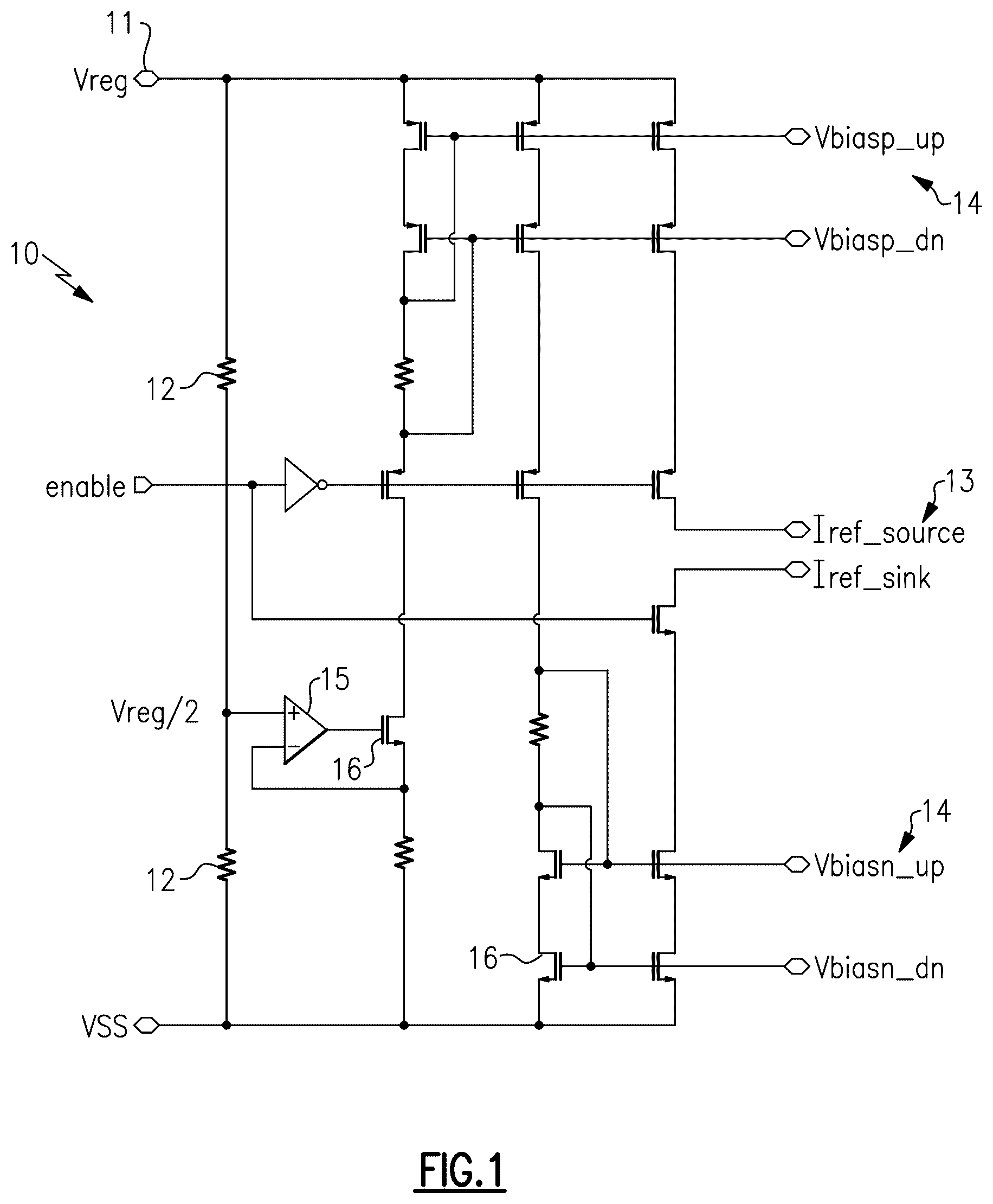 Patent US12620941 — Circuit assembly for generating a constant current — Figure 1