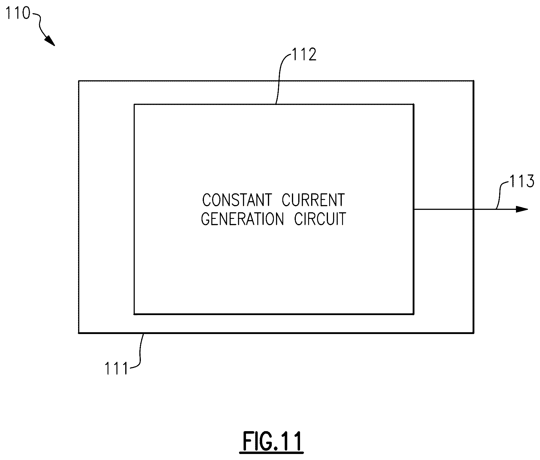 Patent US12620941 Figure 11 – Circuit assembly for generating a constant current