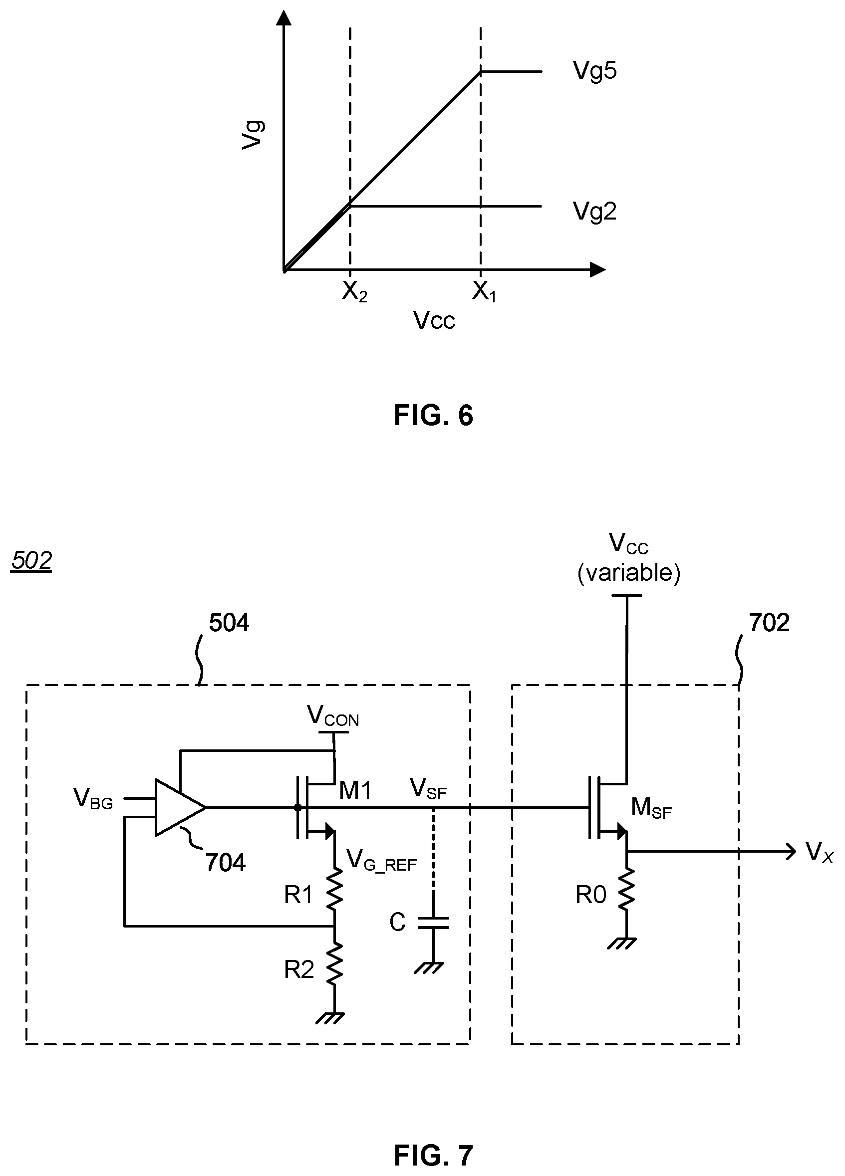 Patent US12620942 Figure 5 – Bias circuit for stacked power amplifiers with a variable power supply