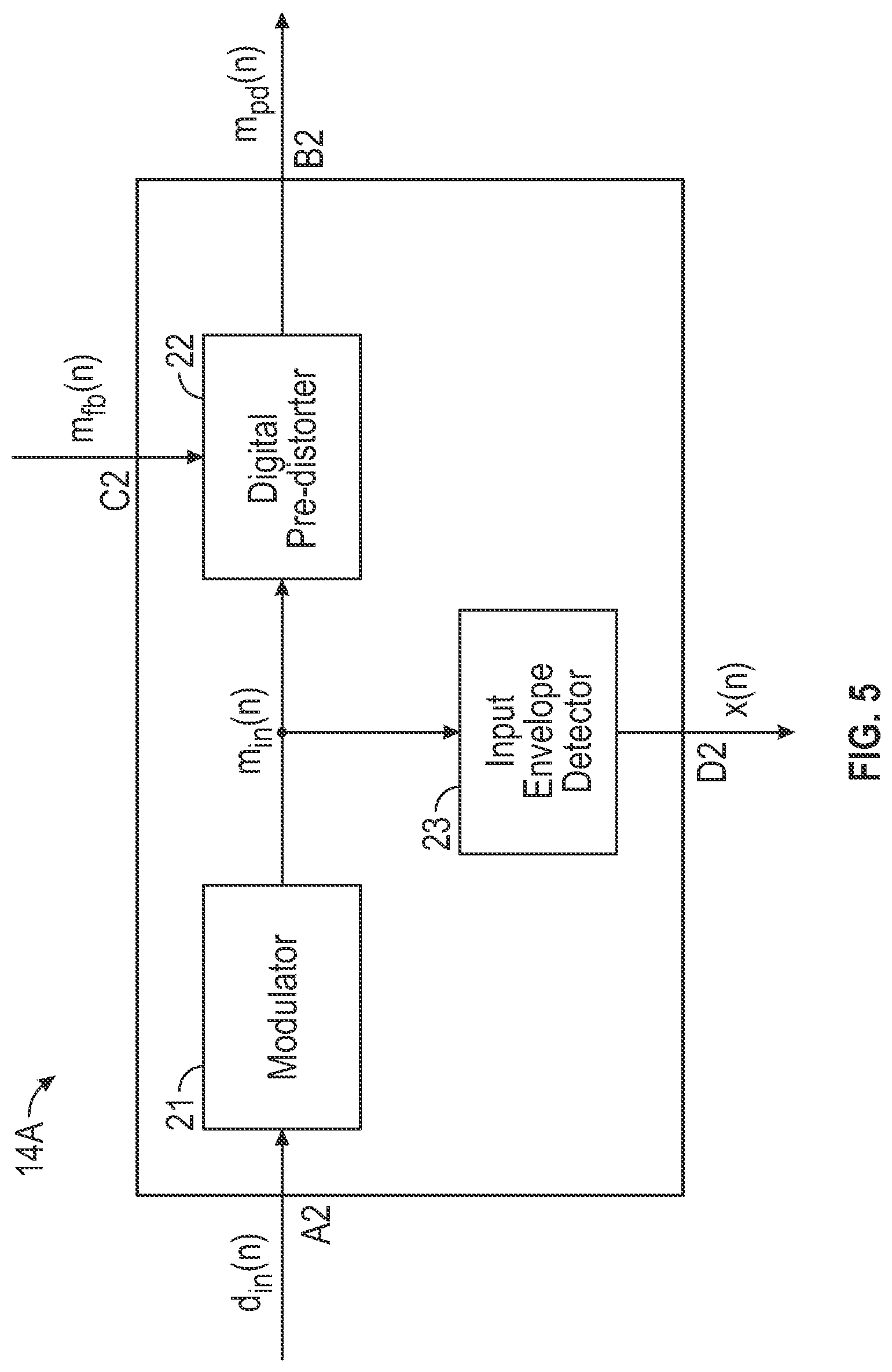 Patent US12620943 Figure 5 – Transmitter system with hybrid digital drift/trap compensation