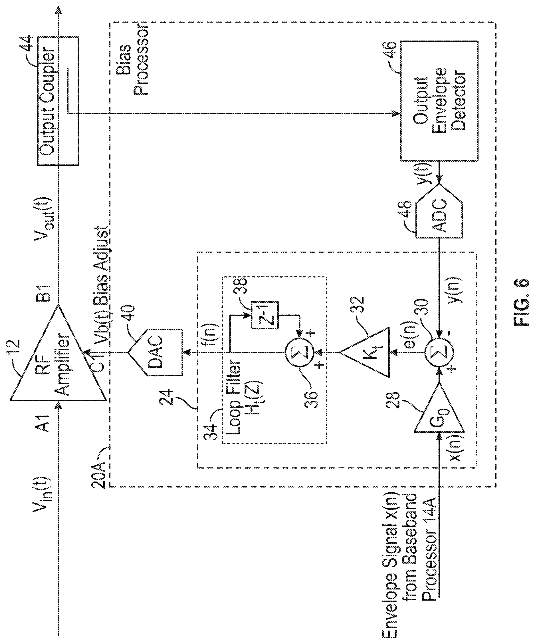 Patent US12620943 Figure 6 – Transmitter system with hybrid digital drift/trap compensation
