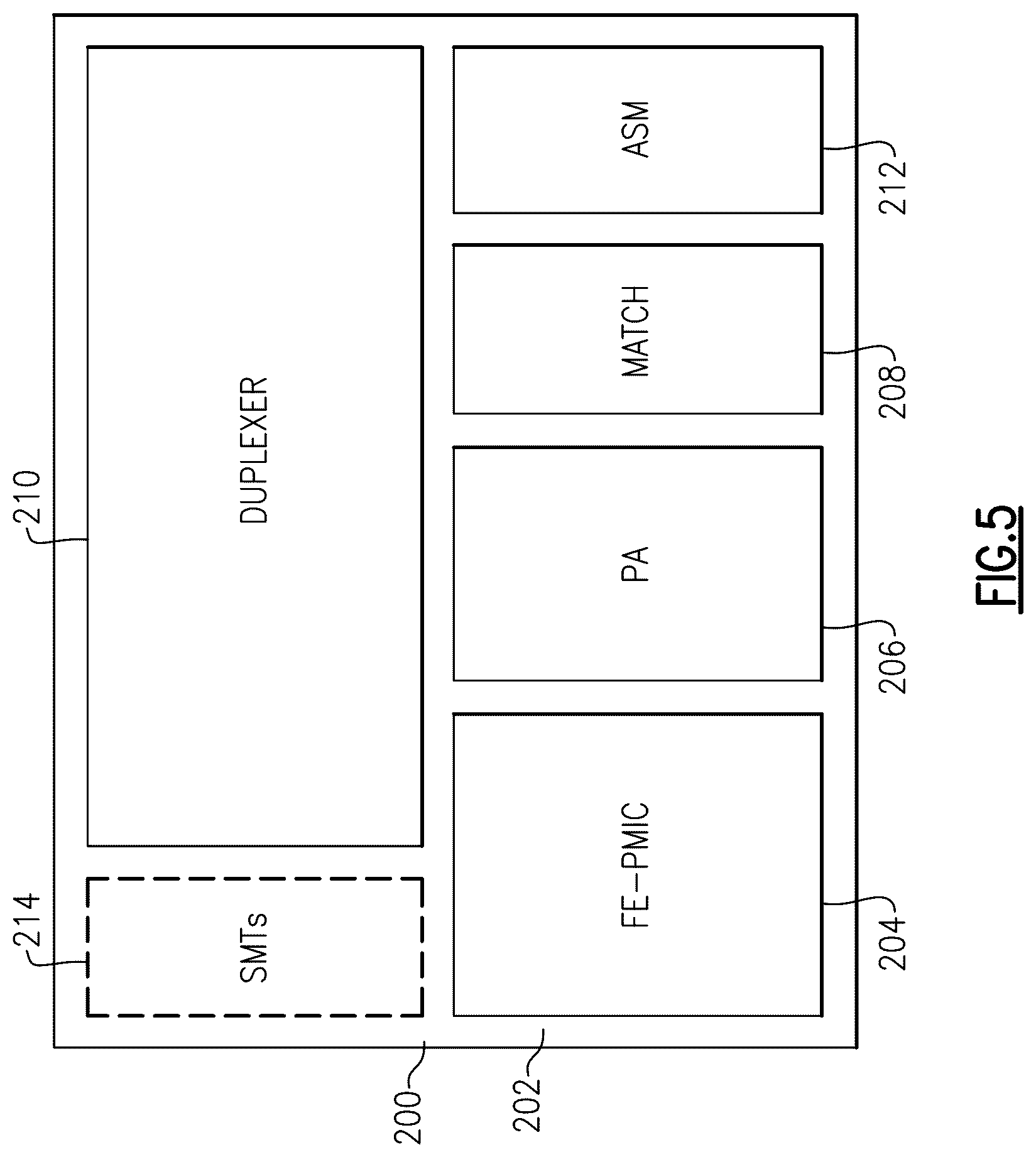 Patent US12620947 Figure 5 – Power amplification system for high modulation bandwidth