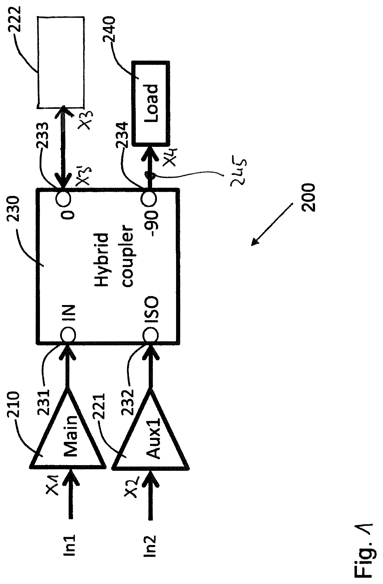 Patent US12620949 Figure 1 – Amplifier circuit arrangement and electronic device