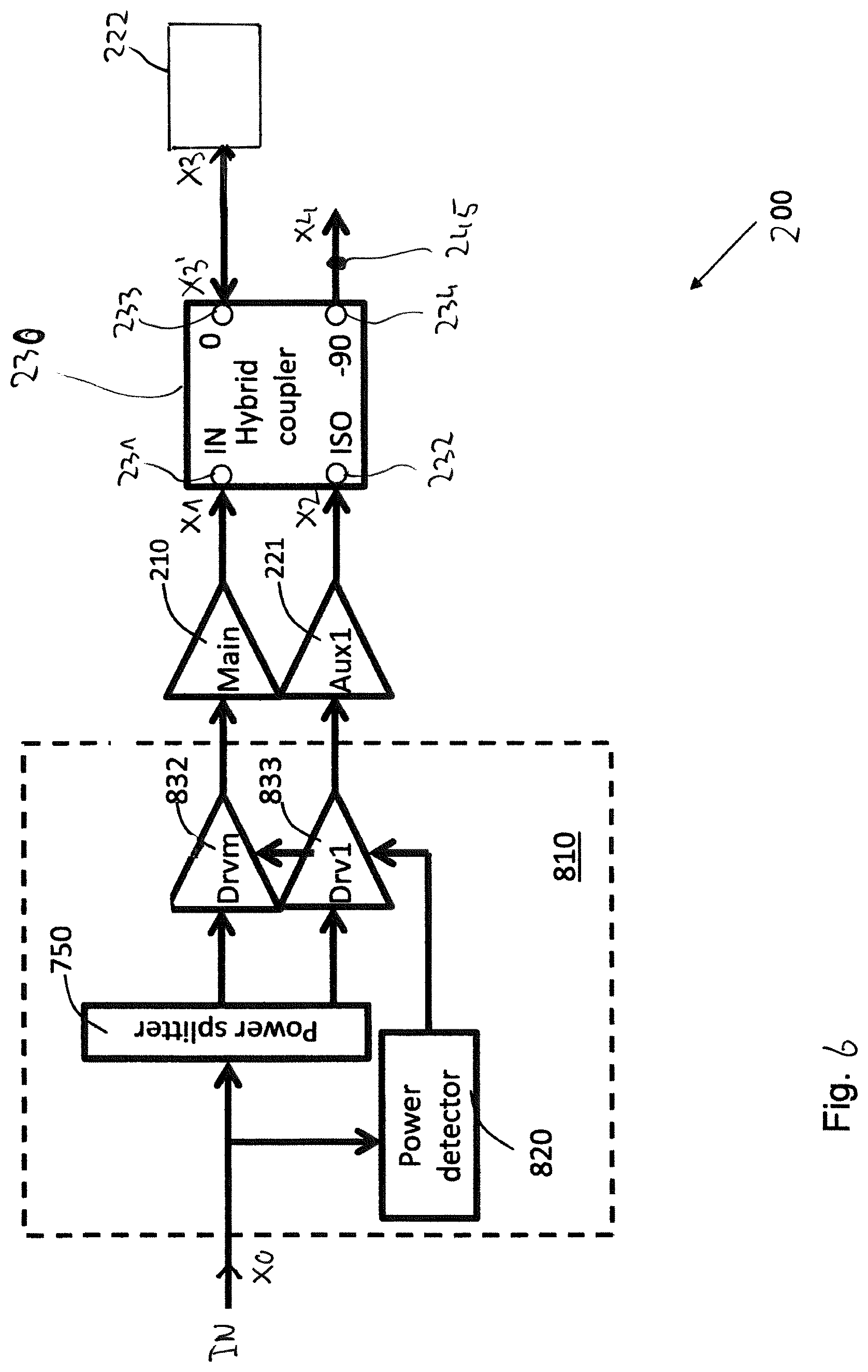 Patent US12620949 Figure 7 – Amplifier circuit arrangement and electronic device