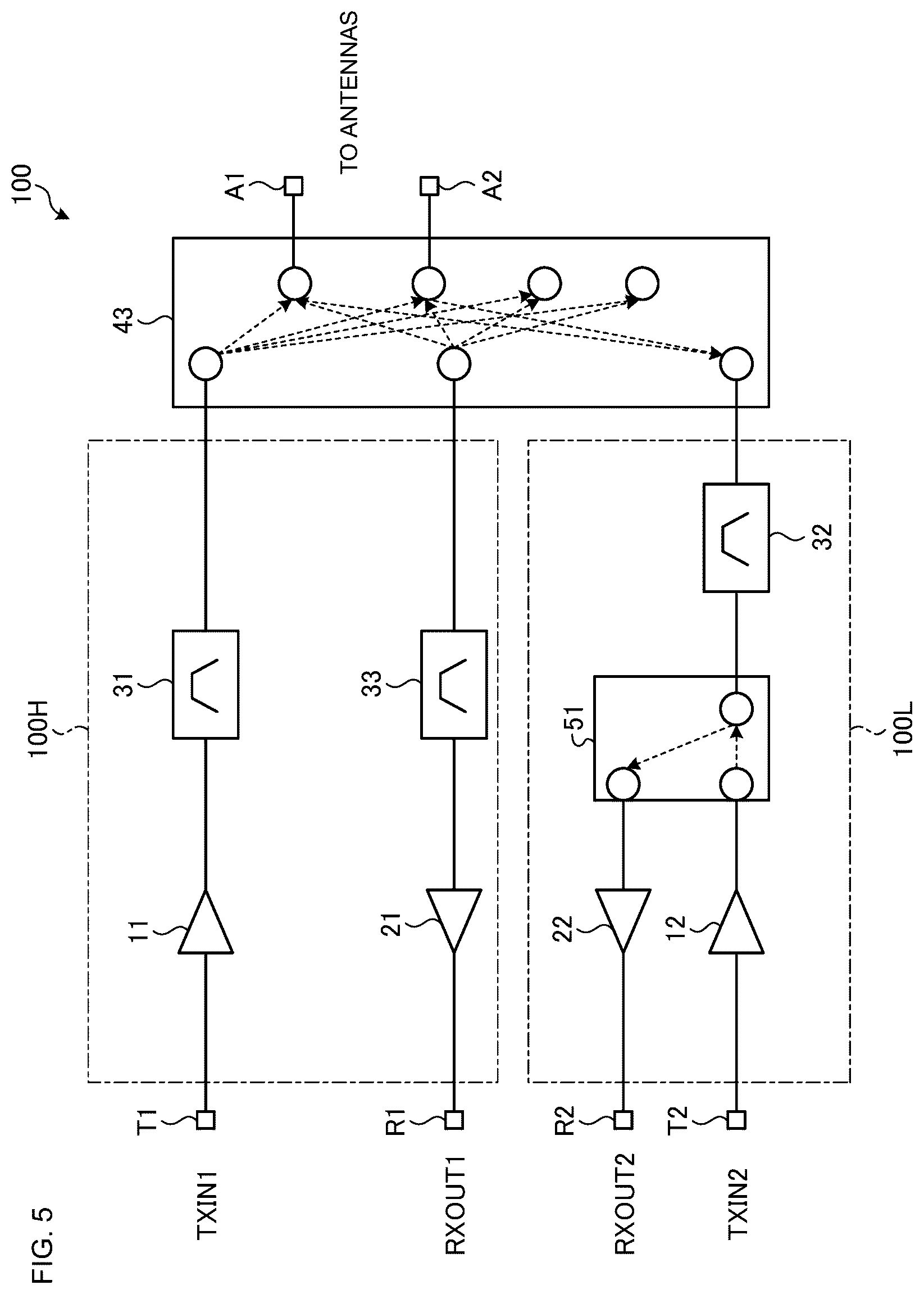 Patent US12620951 Figure 5 – Radio-frequency module