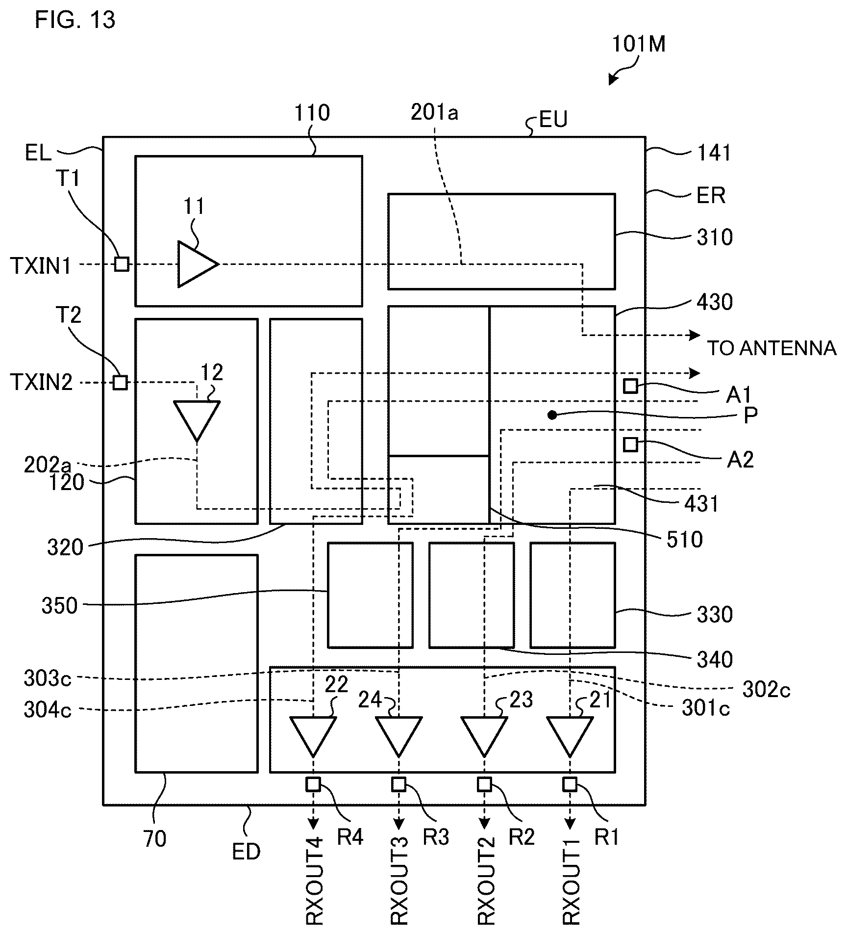 Patent US12620951 Figure 11 – Radio-frequency module
