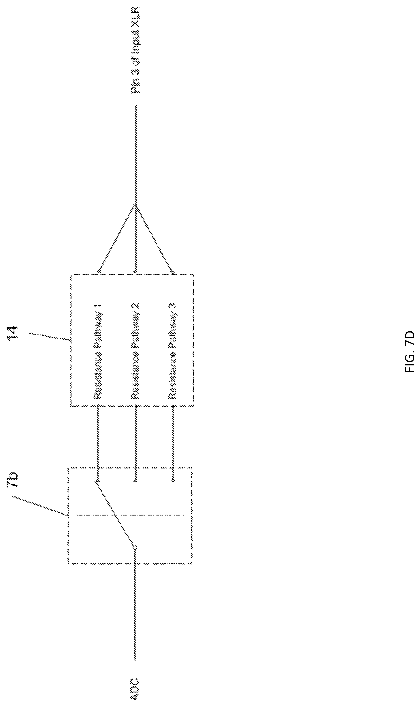 Patent US12620954 Figure 9 – Pressure-controlled audio ducking circuit