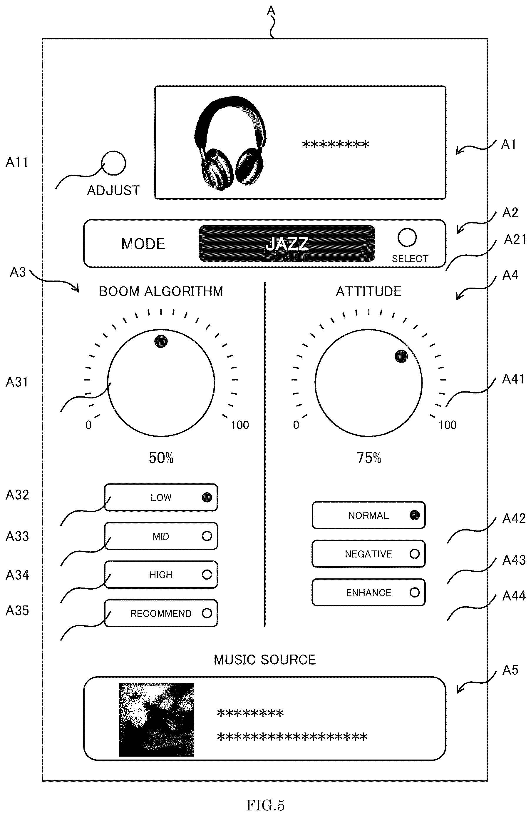 Patent US12620955 Figure 5 – Method for processing audio signal to be supplied to device, electronic apparatus, and computer-readable recording medium