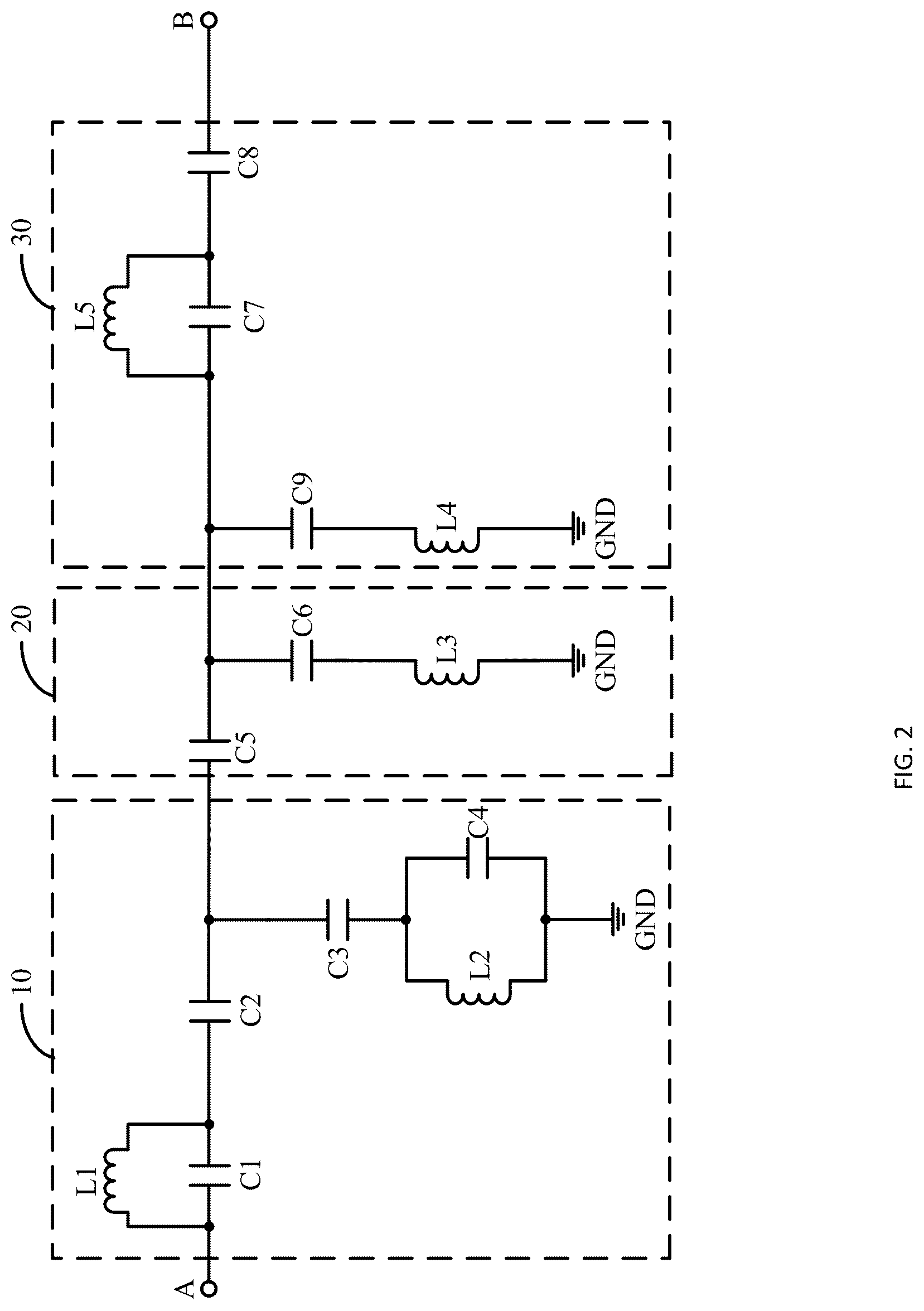 Patent US12620957 Figure 2 – Filter, integrated passive device and electronic device