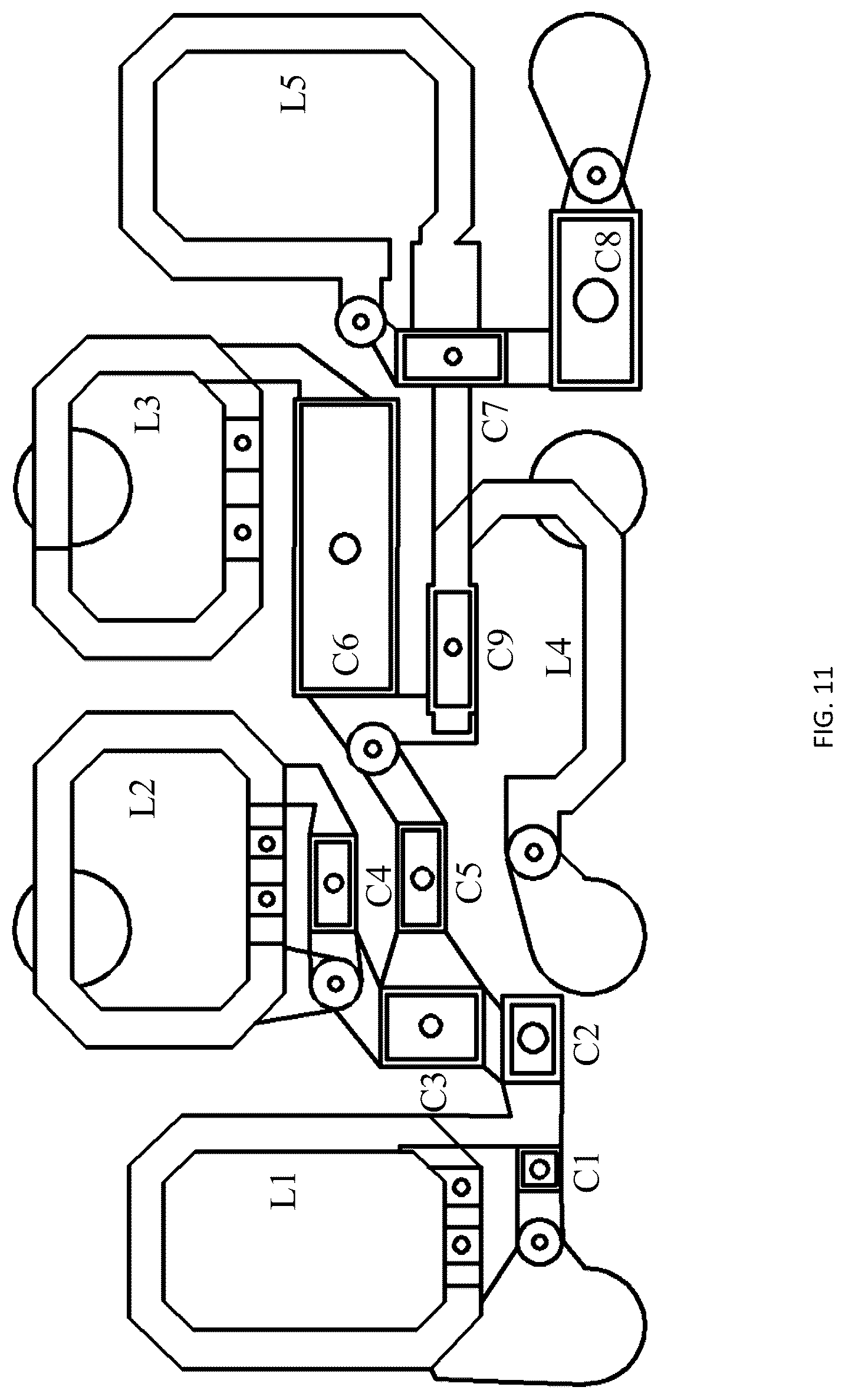 Patent US12620957 Figure 8 – Filter, integrated passive device and electronic device