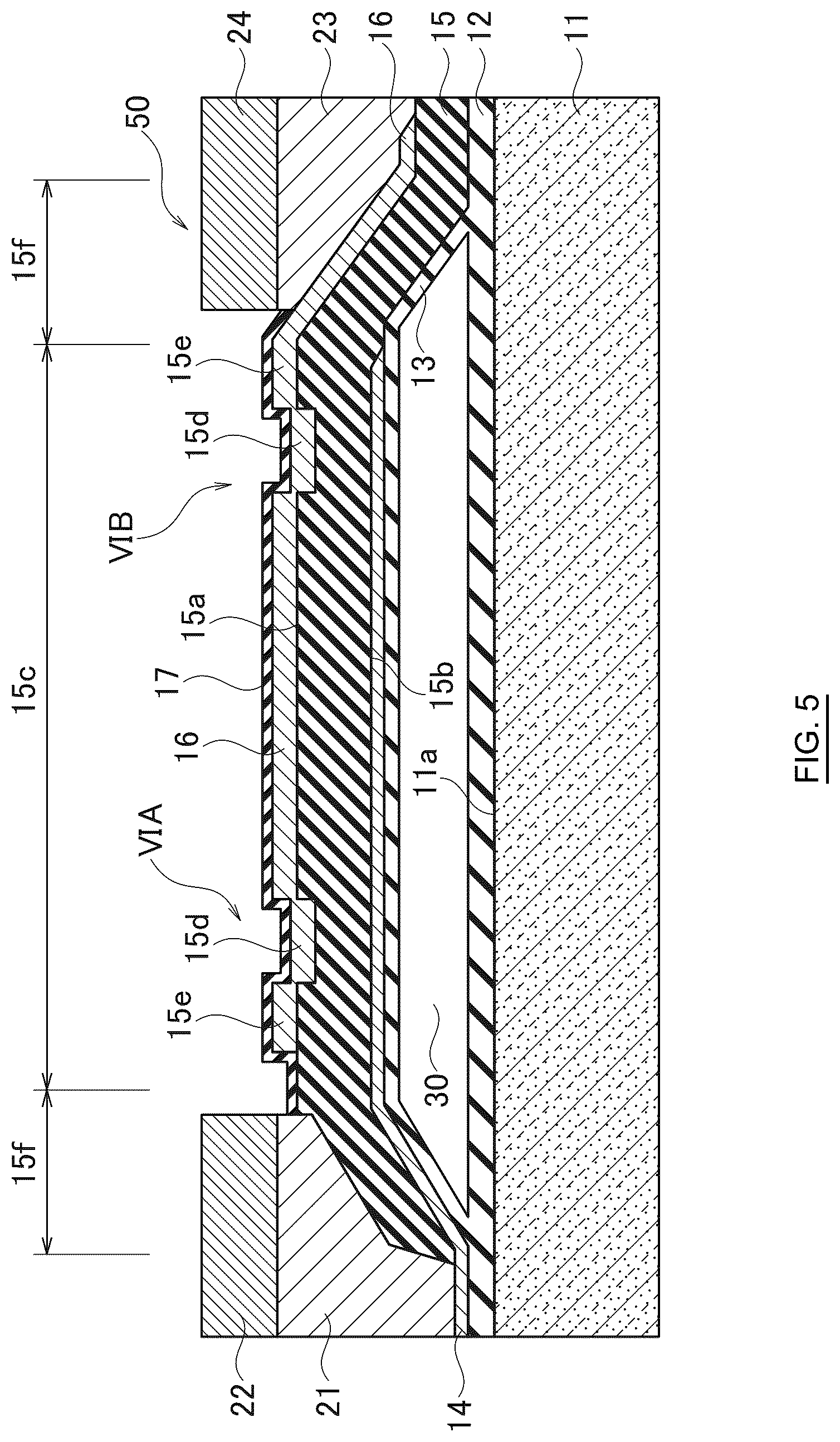 Patent US12620959 Figure 5 – Film bulk acoustic wave resonators and filters with transverse mode suppression