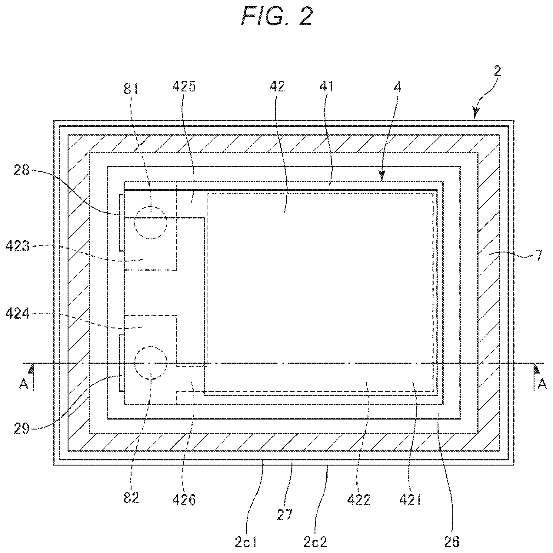 Patent US12620963 Figure 2 – Vibration device