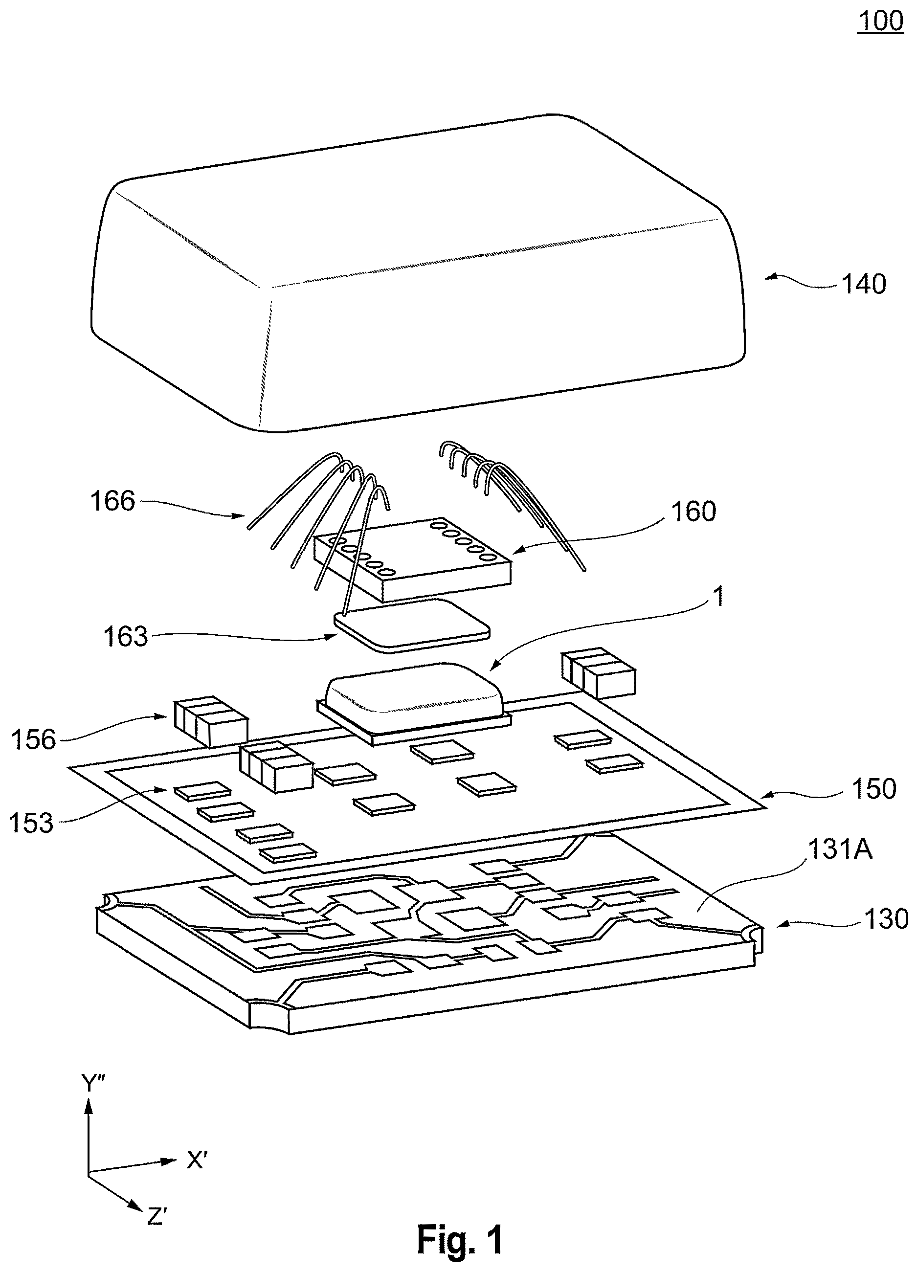Patent US12620968 Figure 1 – Quartz crystal resonator, quartz crystal resonator unit and quartz crystal oscillator