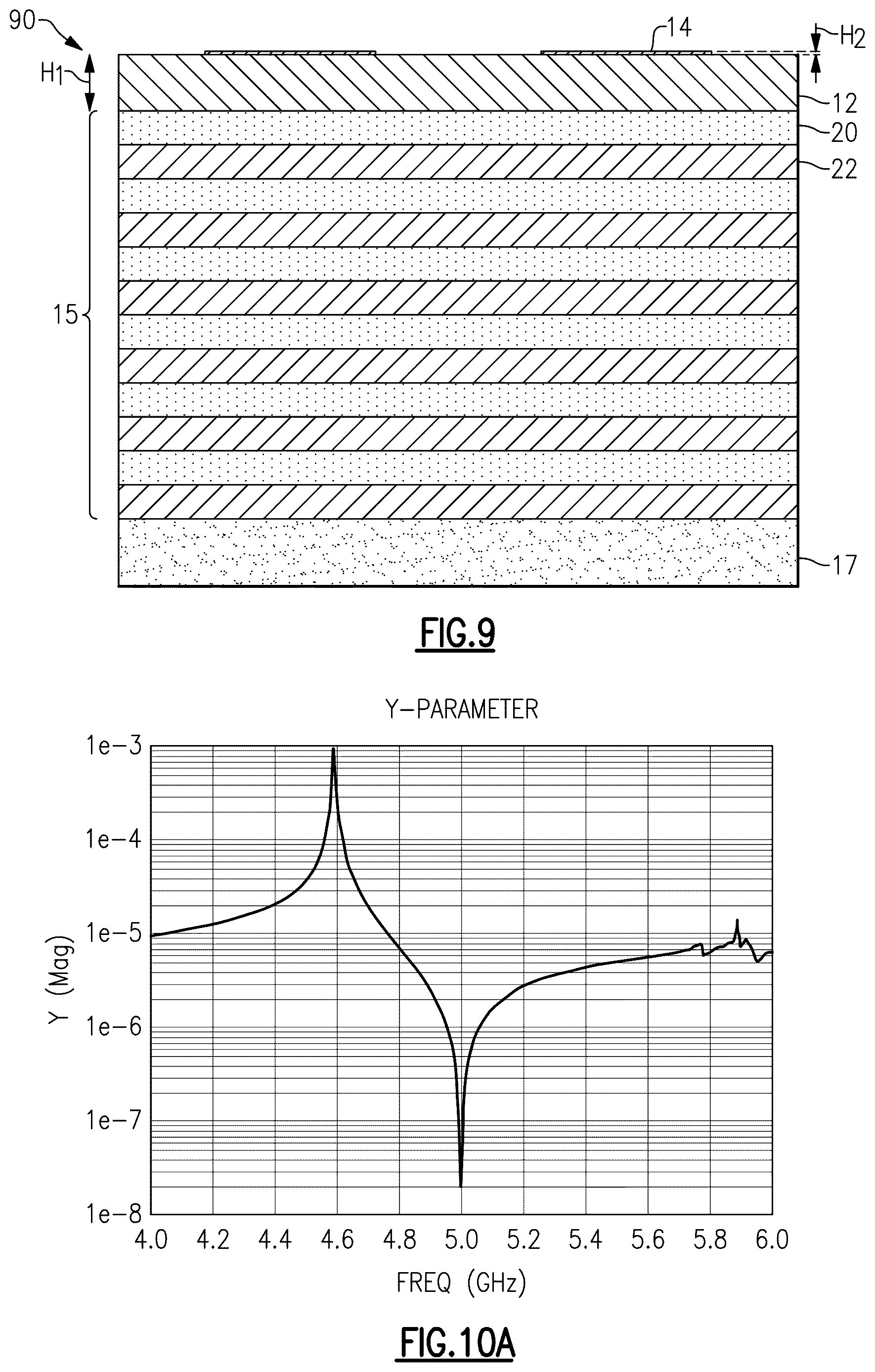 Patent US12620969 Figure 9 – Assembly with piezoelectric layer with embedded interdigital transducer electrode