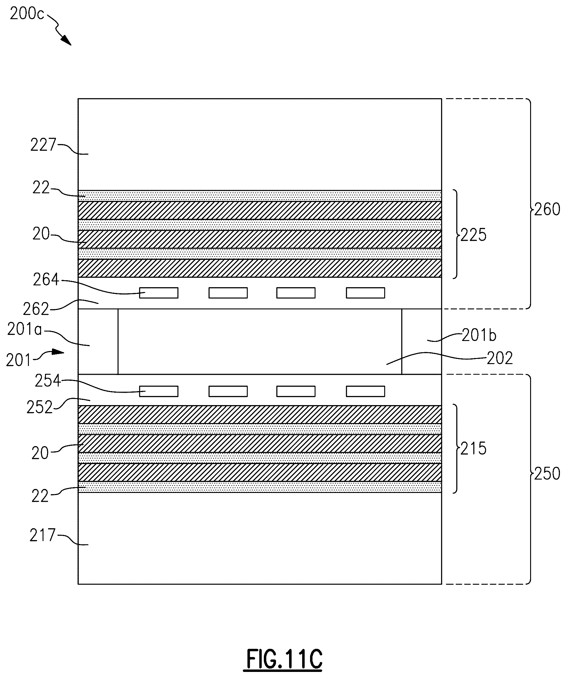 Patent US12620969 Figure 17 – Assembly with piezoelectric layer with embedded interdigital transducer electrode