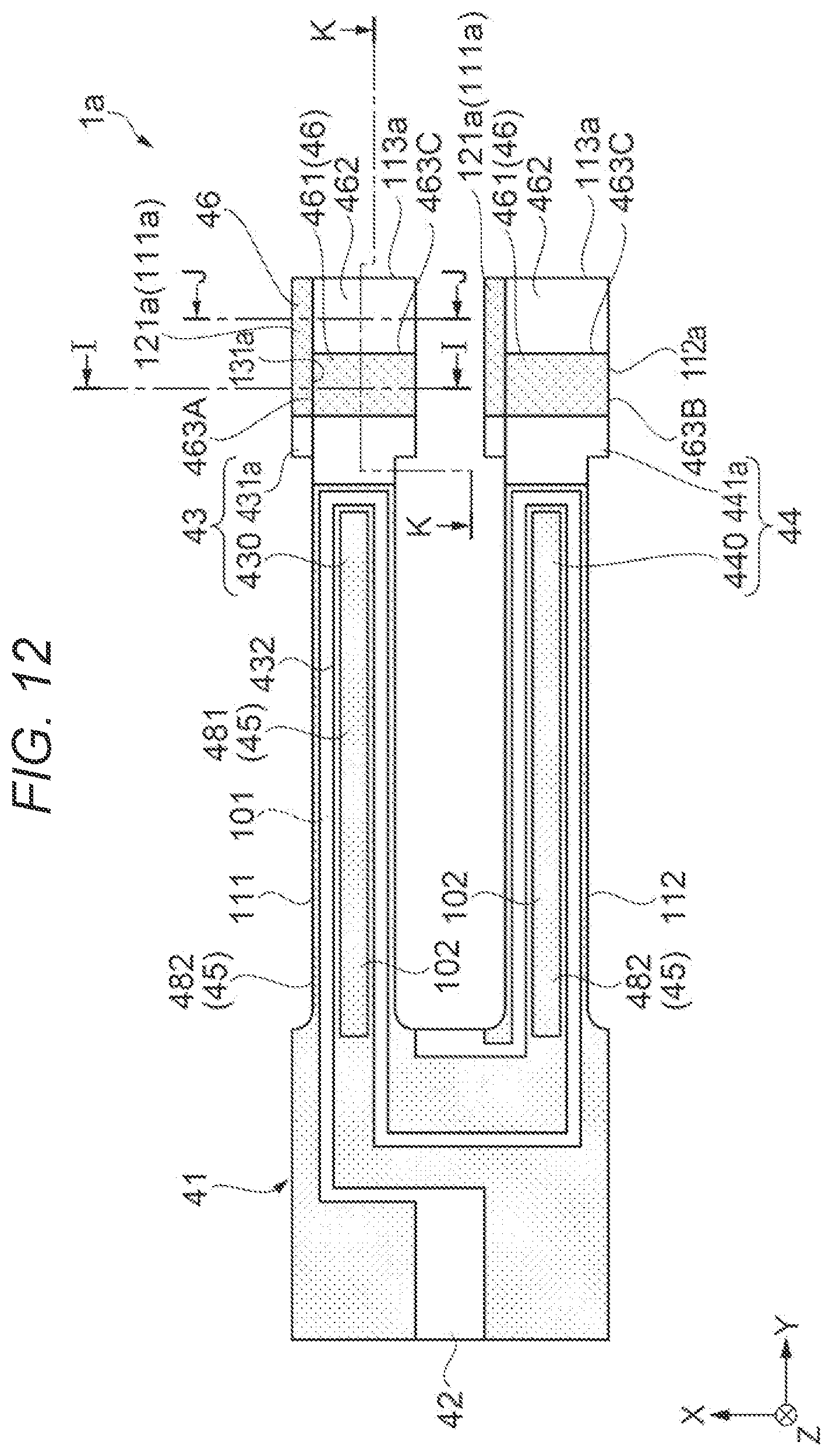 Patent US12620971 Figure 12 – Vibrator element, vibrator device, and method of manufacturing vibrator element