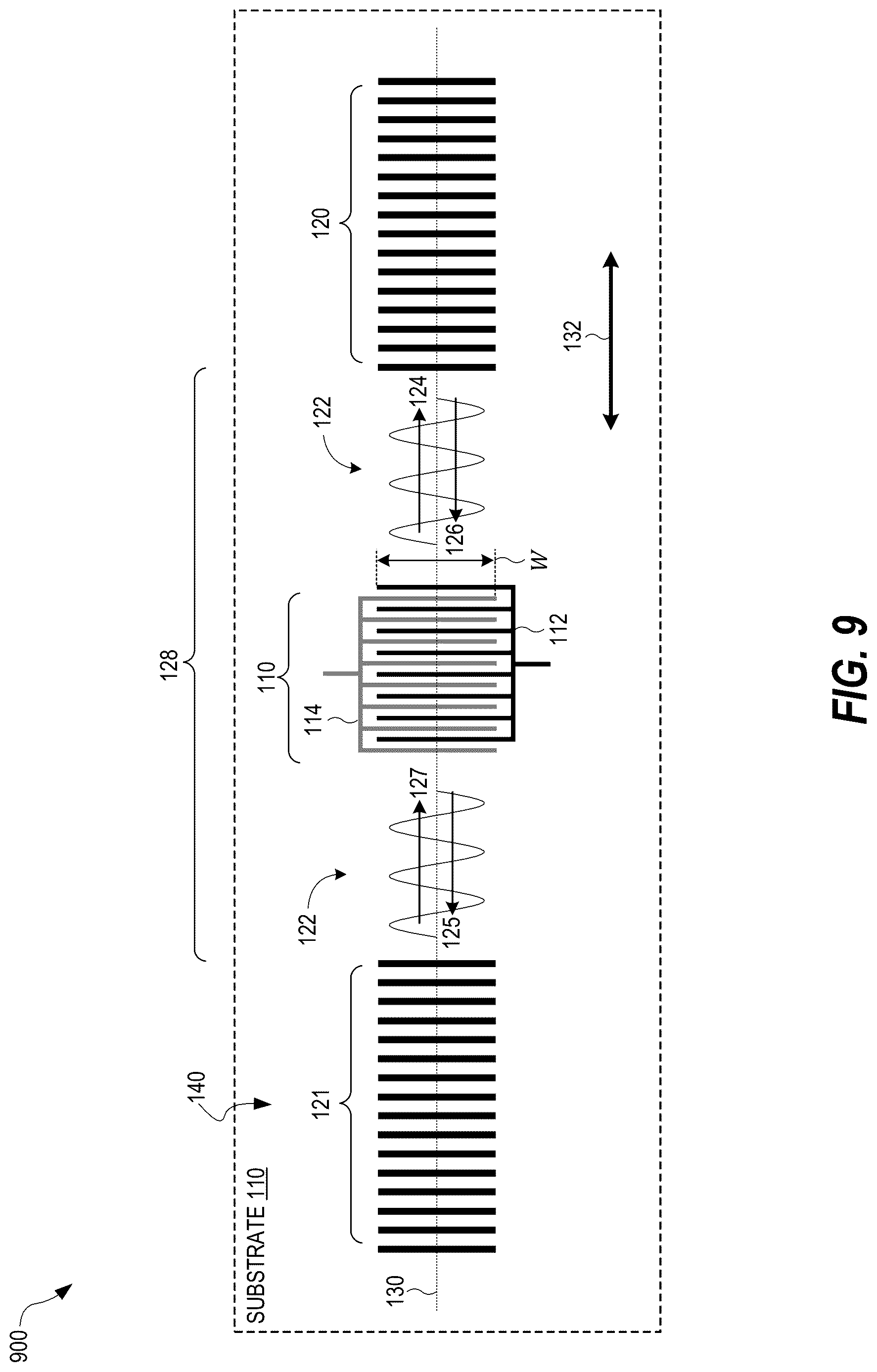 Patent US12620972 Figure 13 – Minimally diffracting surface-acoustic-wave resonator