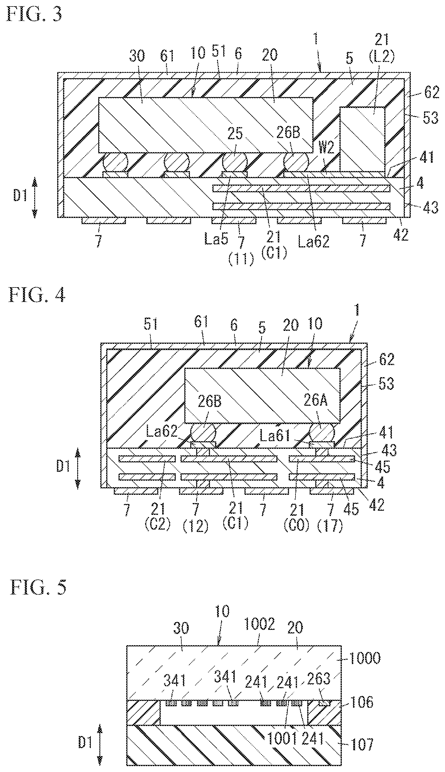 Patent US12620973 Figure 3 – Radio frequency module and communication device