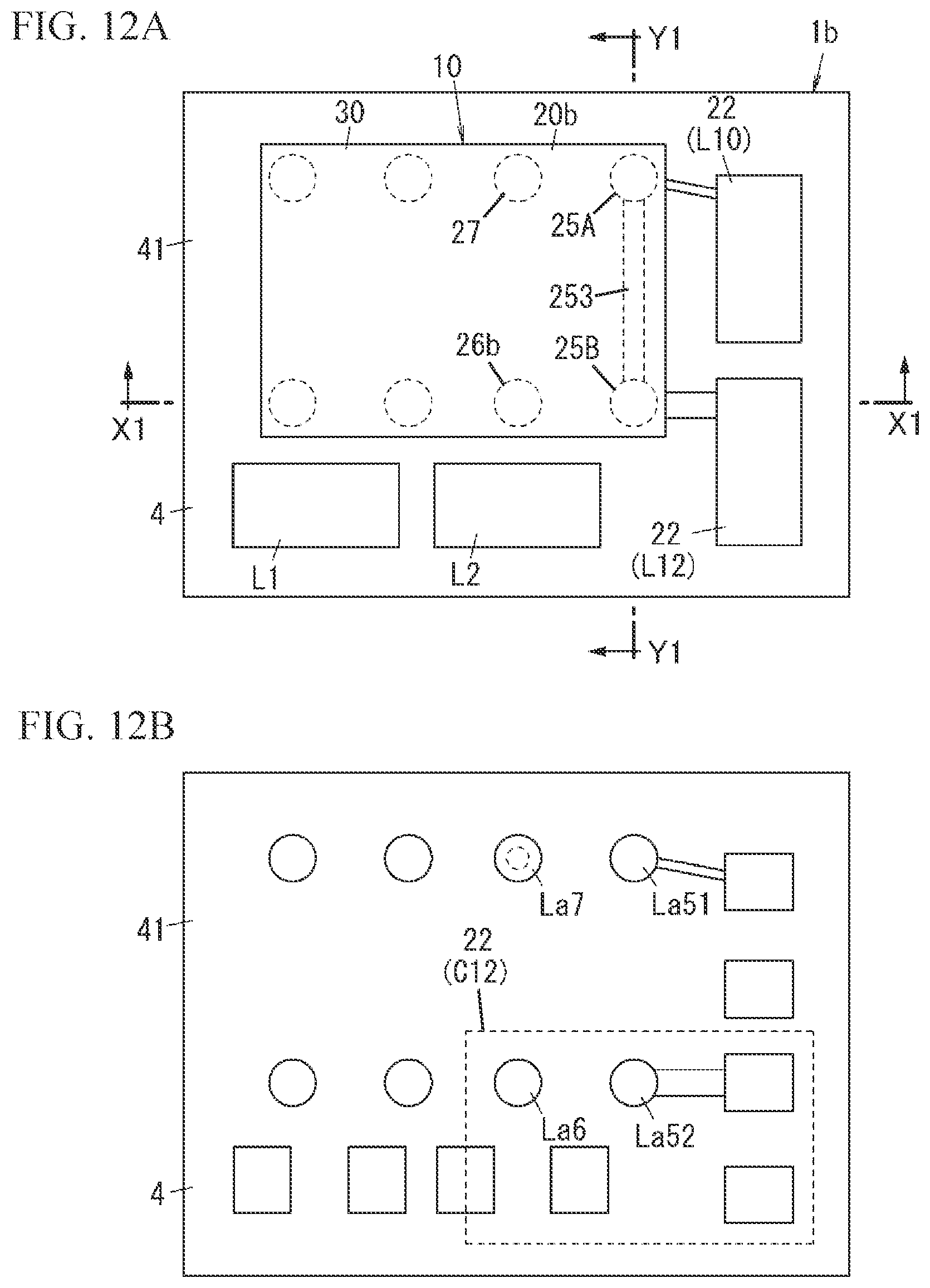 Patent US12620973 Figure 9 – Radio frequency module and communication device