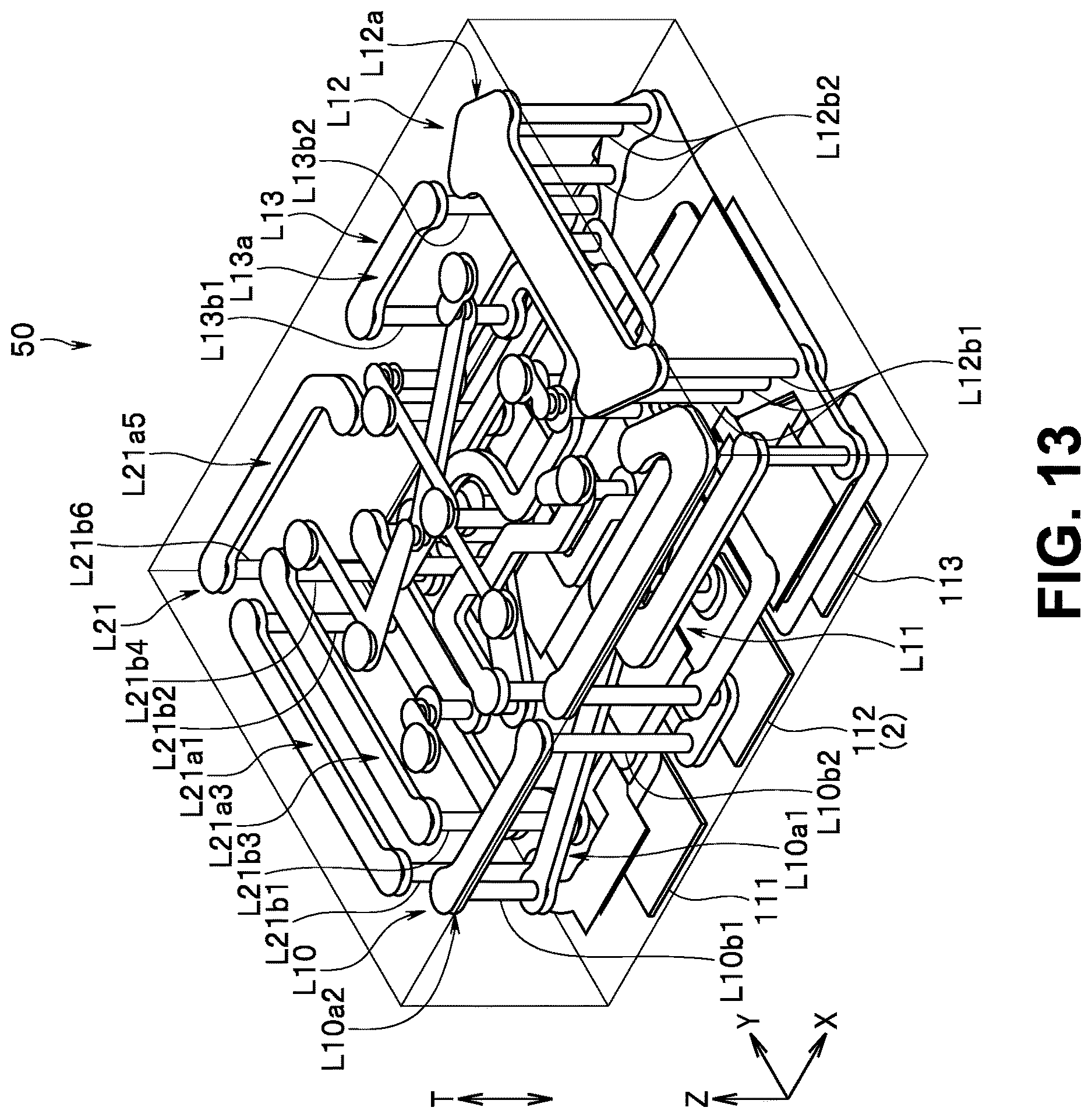 Patent US12620975 Figure 13 – Electronic component