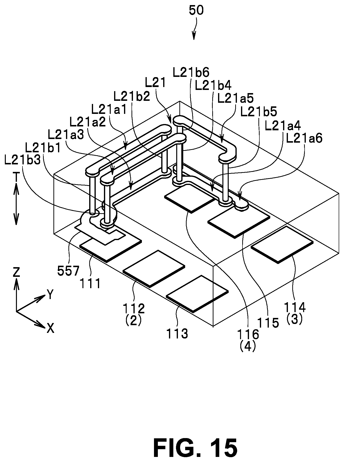 Patent US12620975 Figure 15 – Electronic component