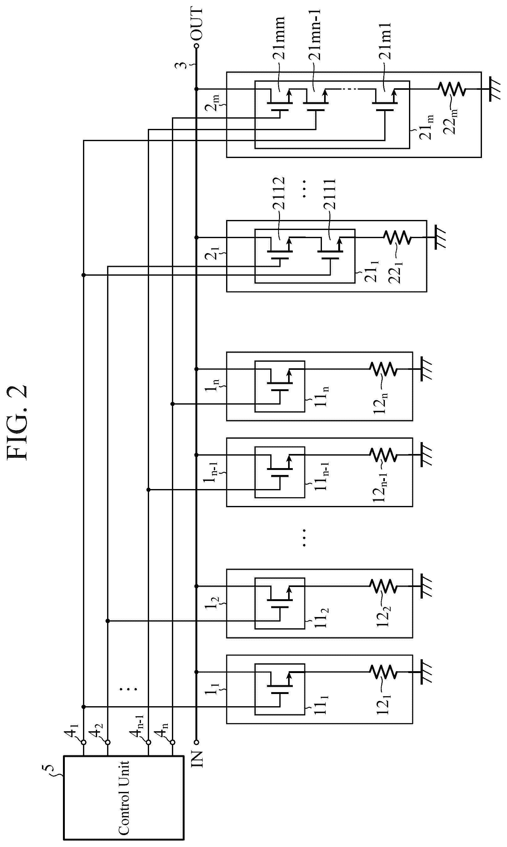 Patent US12620976 Figure 2 – Variable attenuator