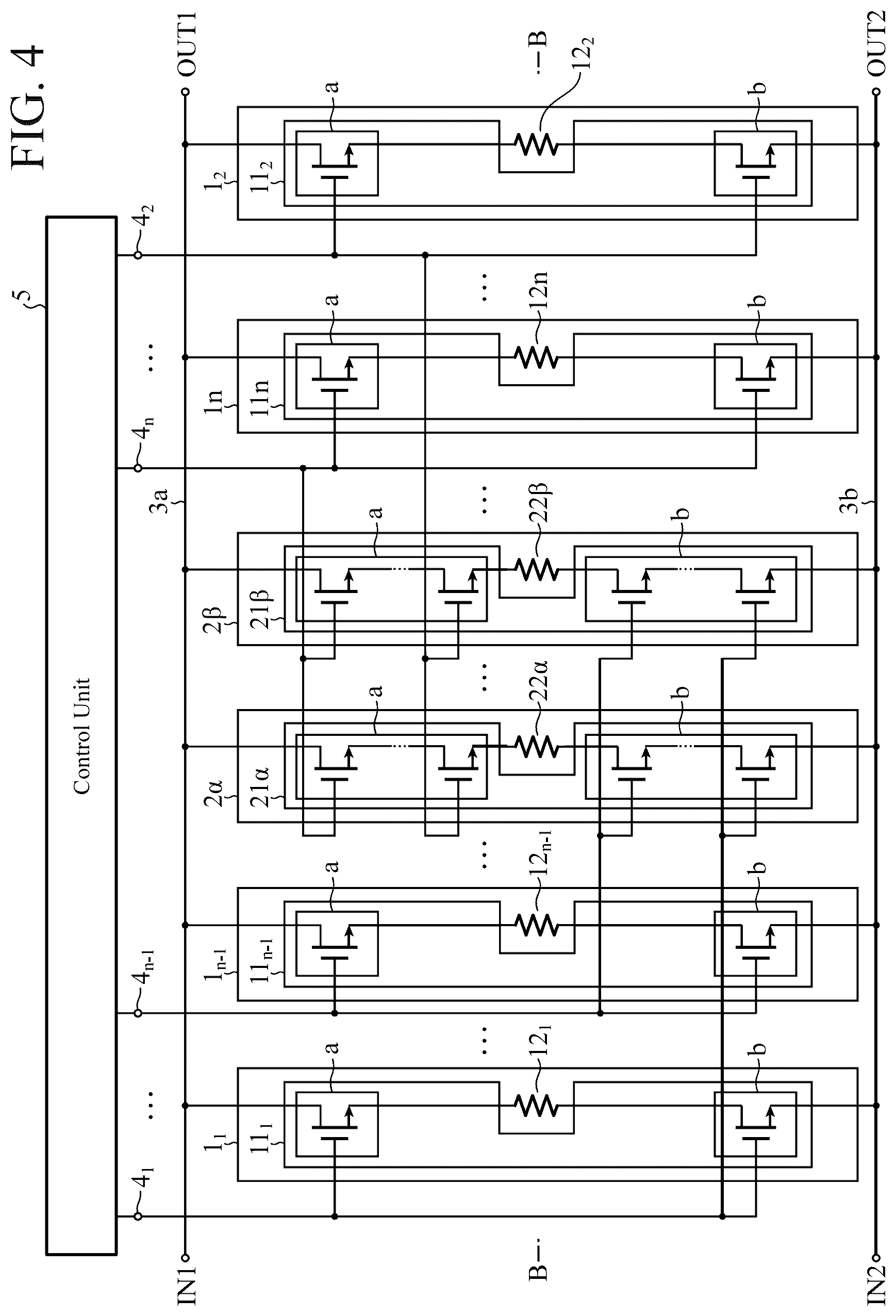 Patent US12620976 Figure 4 – Variable attenuator