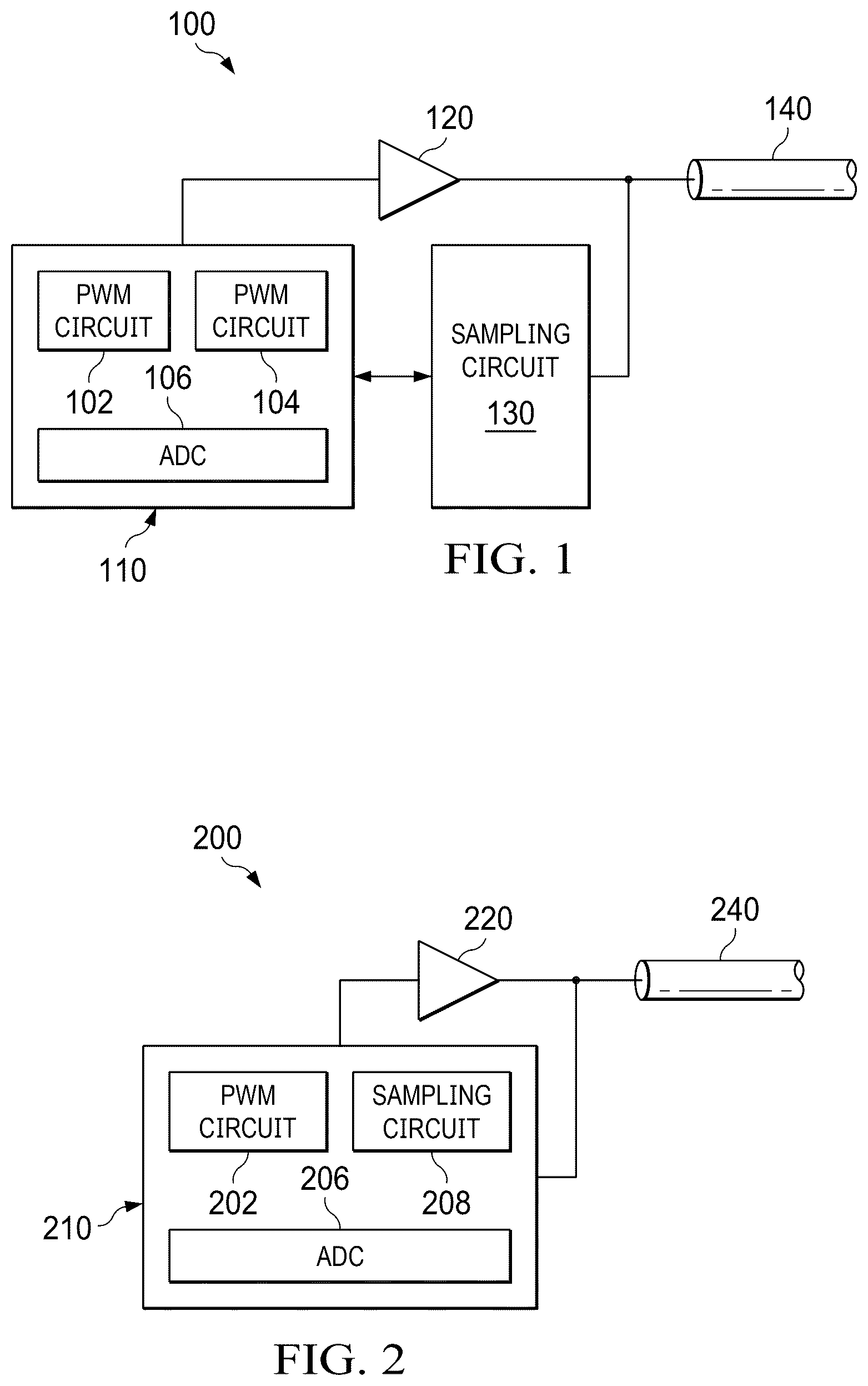 Patent US12620978 Figure 1 – Use of pulse width modulation to generate excitation pulses offset from sampling pulses