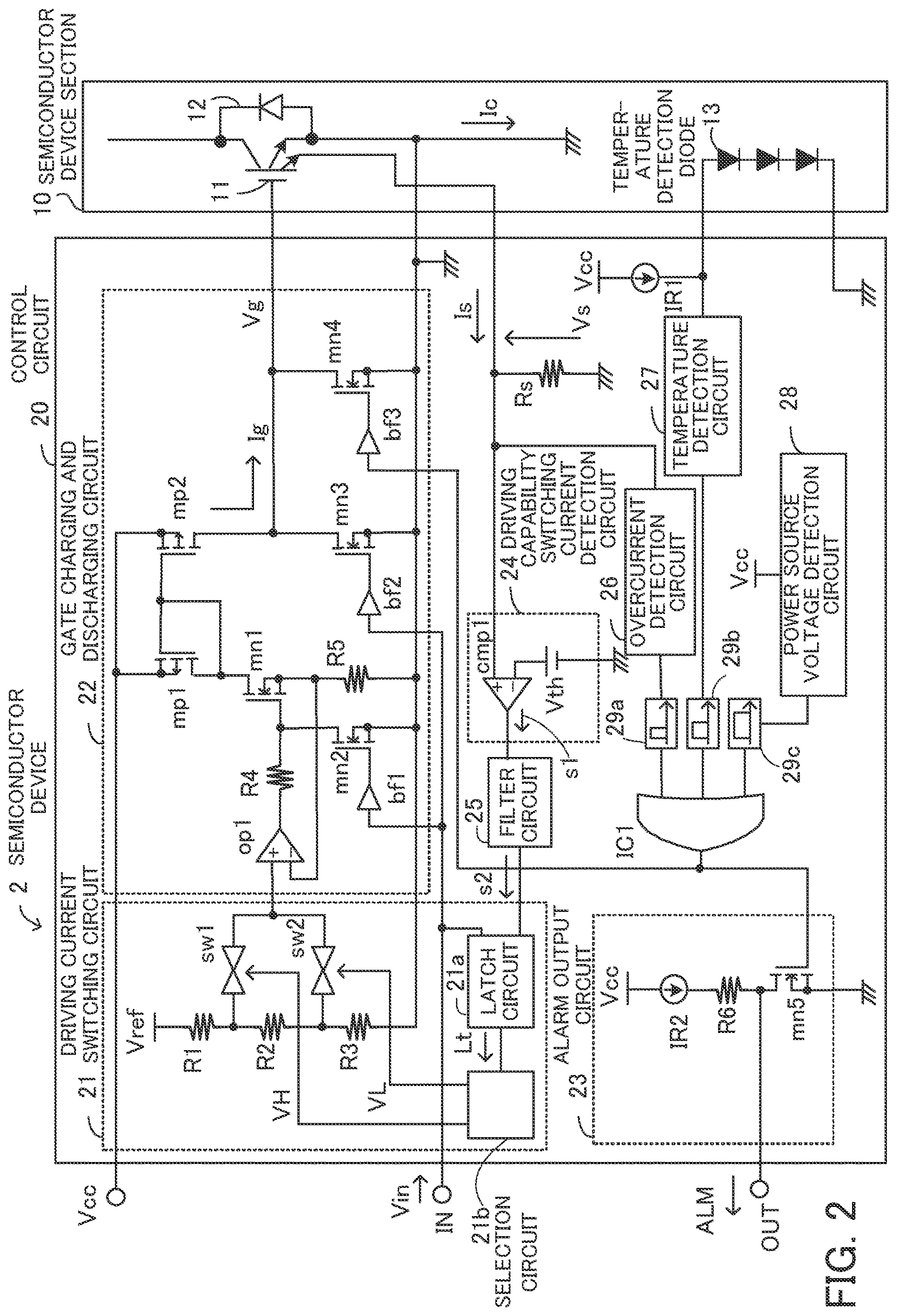 Patent US12620984 Figure 2 – Semiconductor device