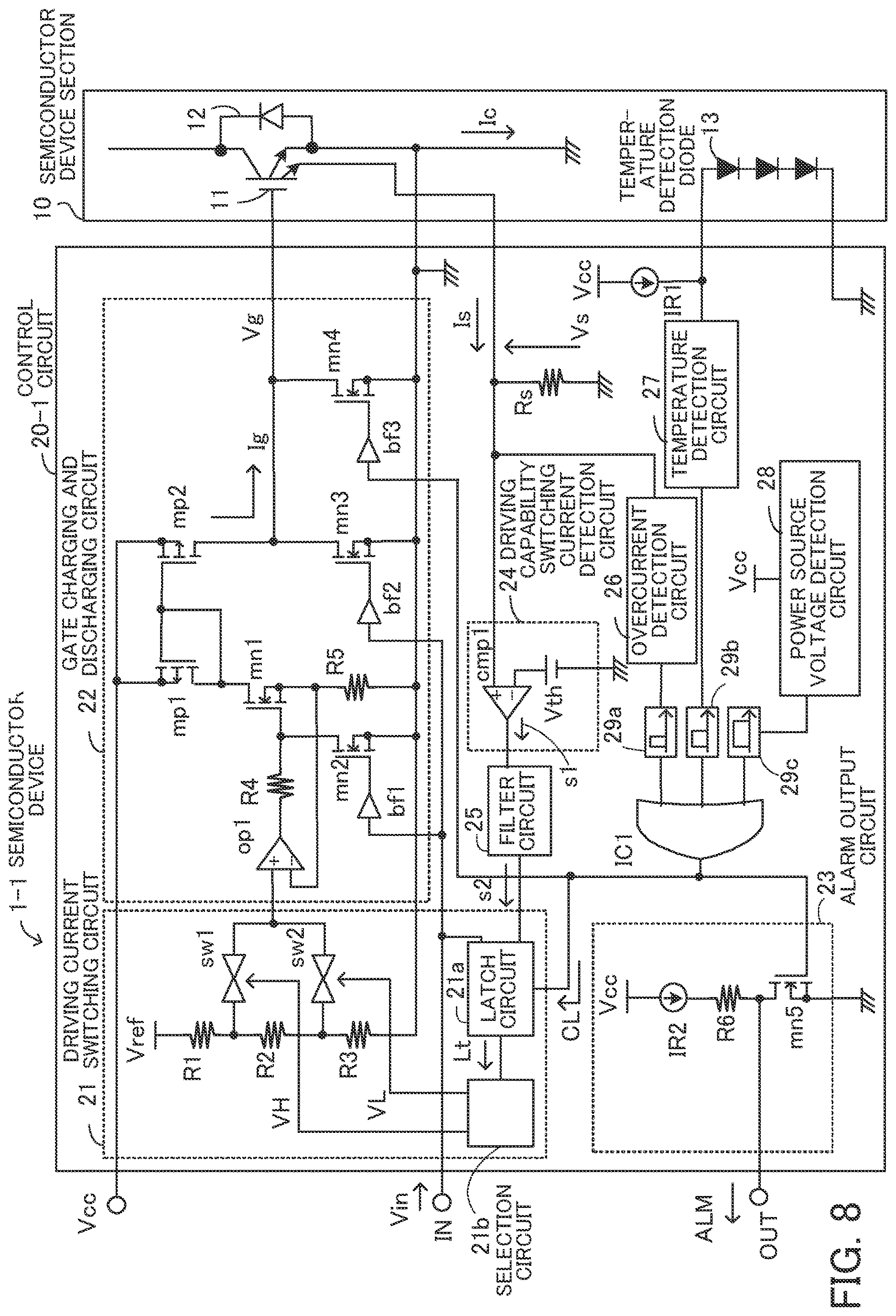 Patent US12620984 Figure 8 – Semiconductor device