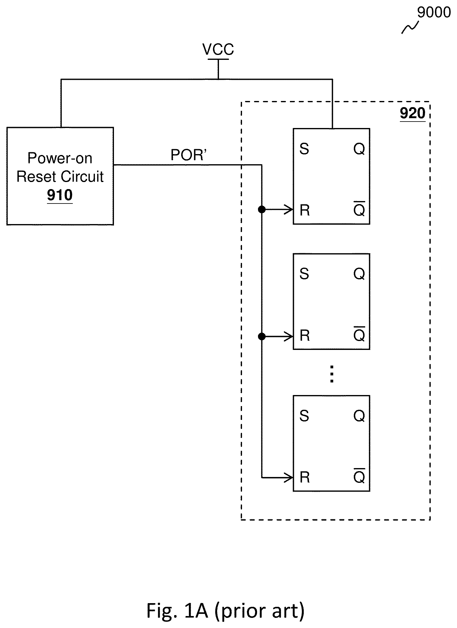 Patent US12620985 Figure 1 – Low power consumption power-on reset system