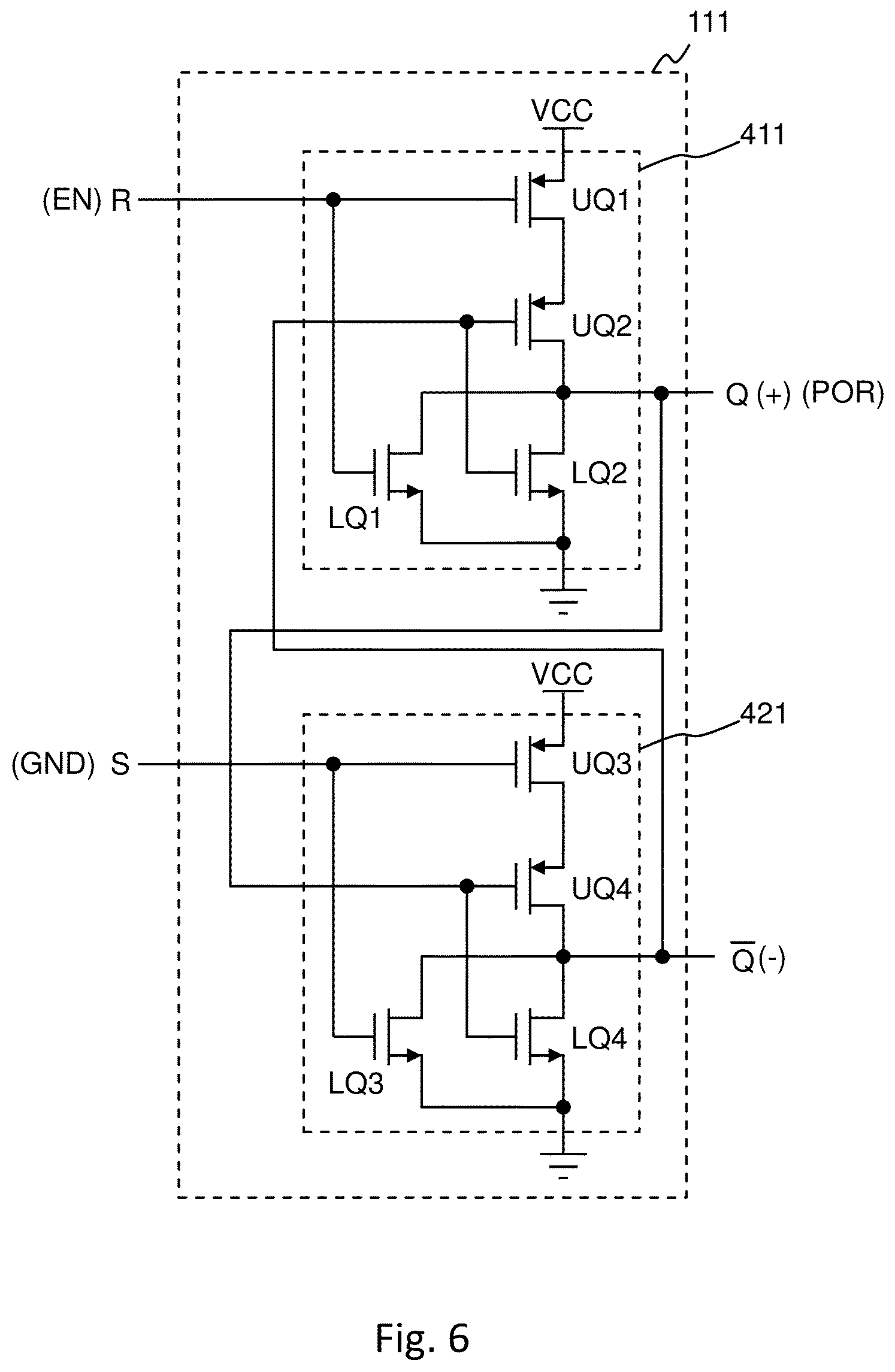 Patent US12620985 Figure 7 – Low power consumption power-on reset system