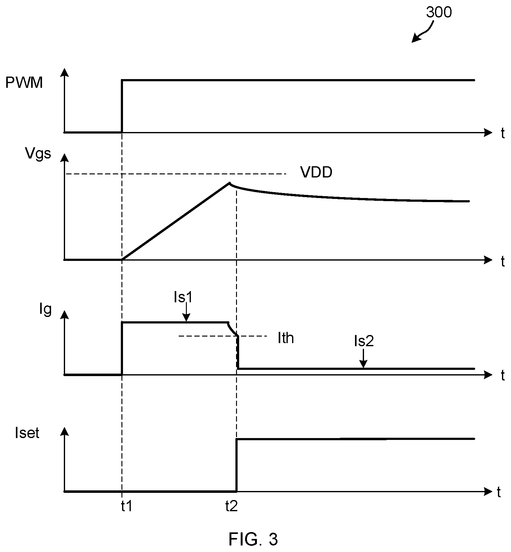Patent US12620987 Figure 3 – Current gate driver for wide bandgap semiconductor transistor