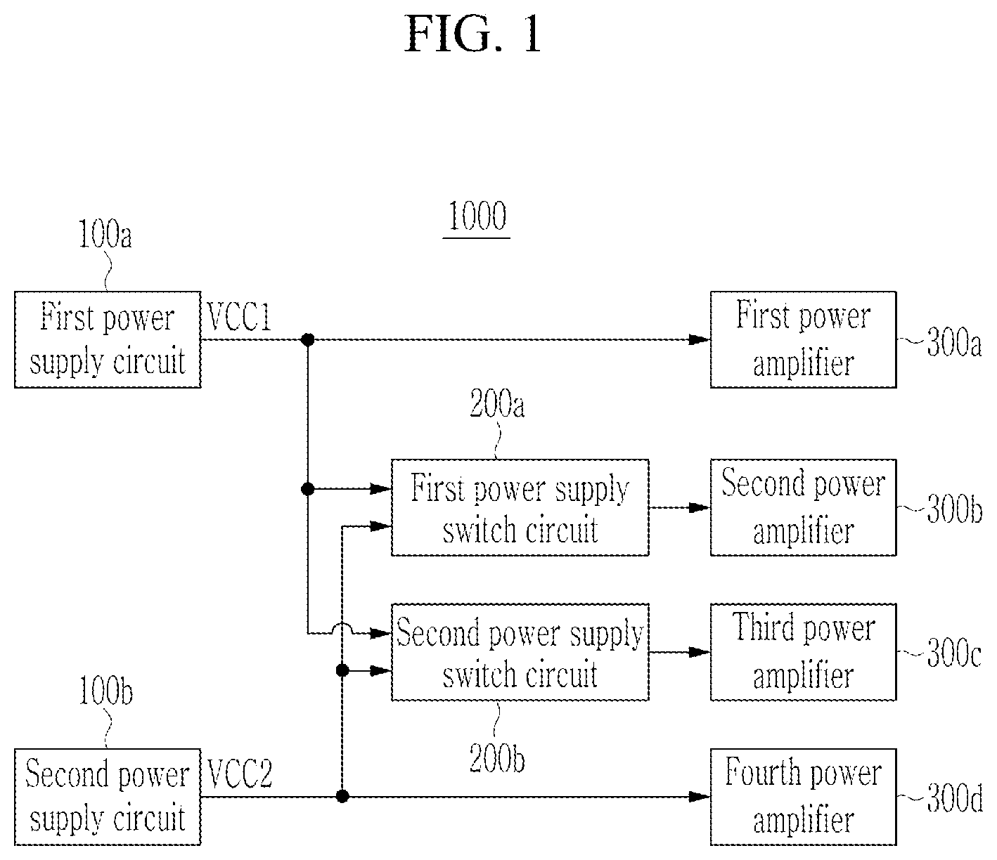 Patent US12620989 Figure 1 – Power supply switch circuit