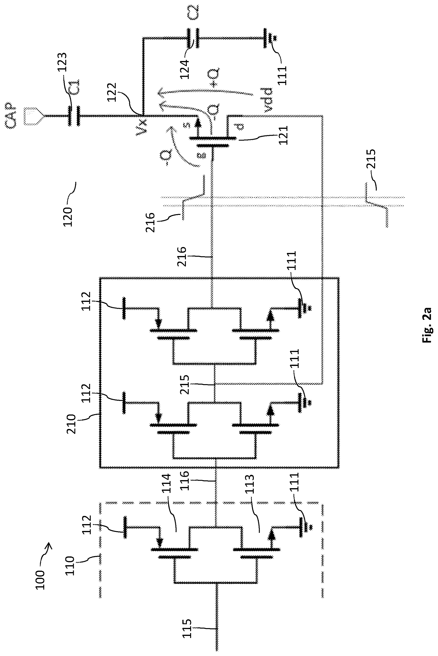 Patent US12620990 Figure 5 – Capacitor circuit and method for controlling a capacitor circuit