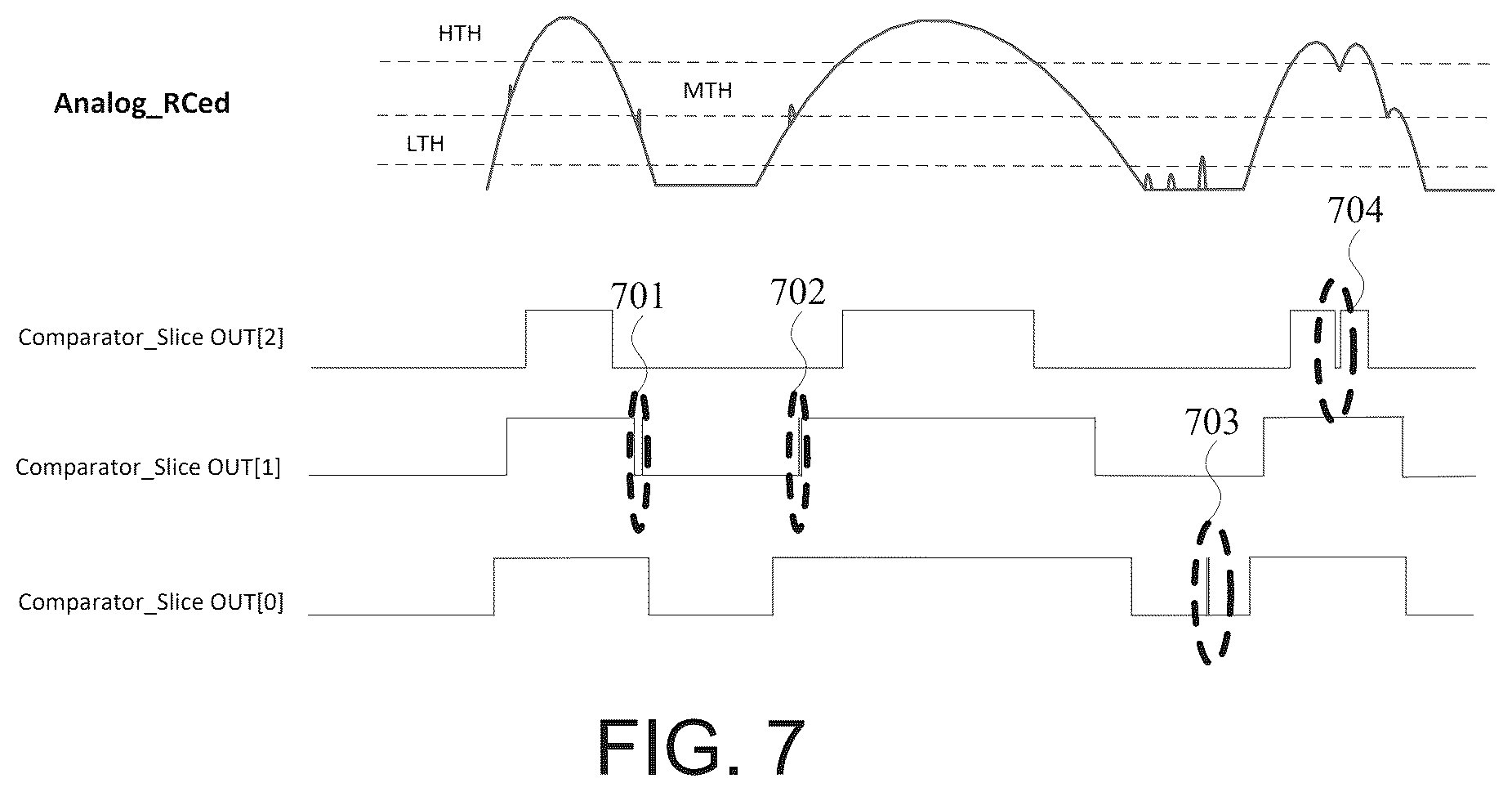 Patent US12621003 Figure 7 – Decoding method for reducing influence of noise of power signal line and decoding circuit