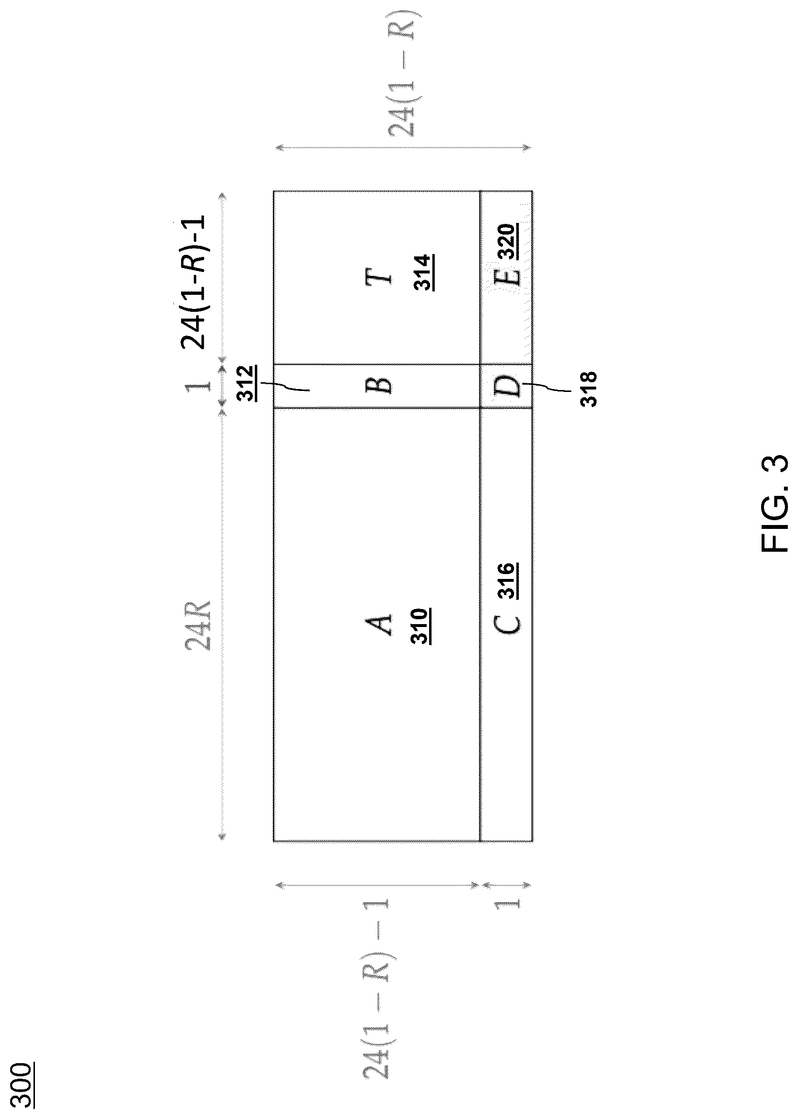 Patent US12621008 Figure 3 – Systems and methods for block-kronecker based low density parity check (LDPC) code with 2/3 code rate