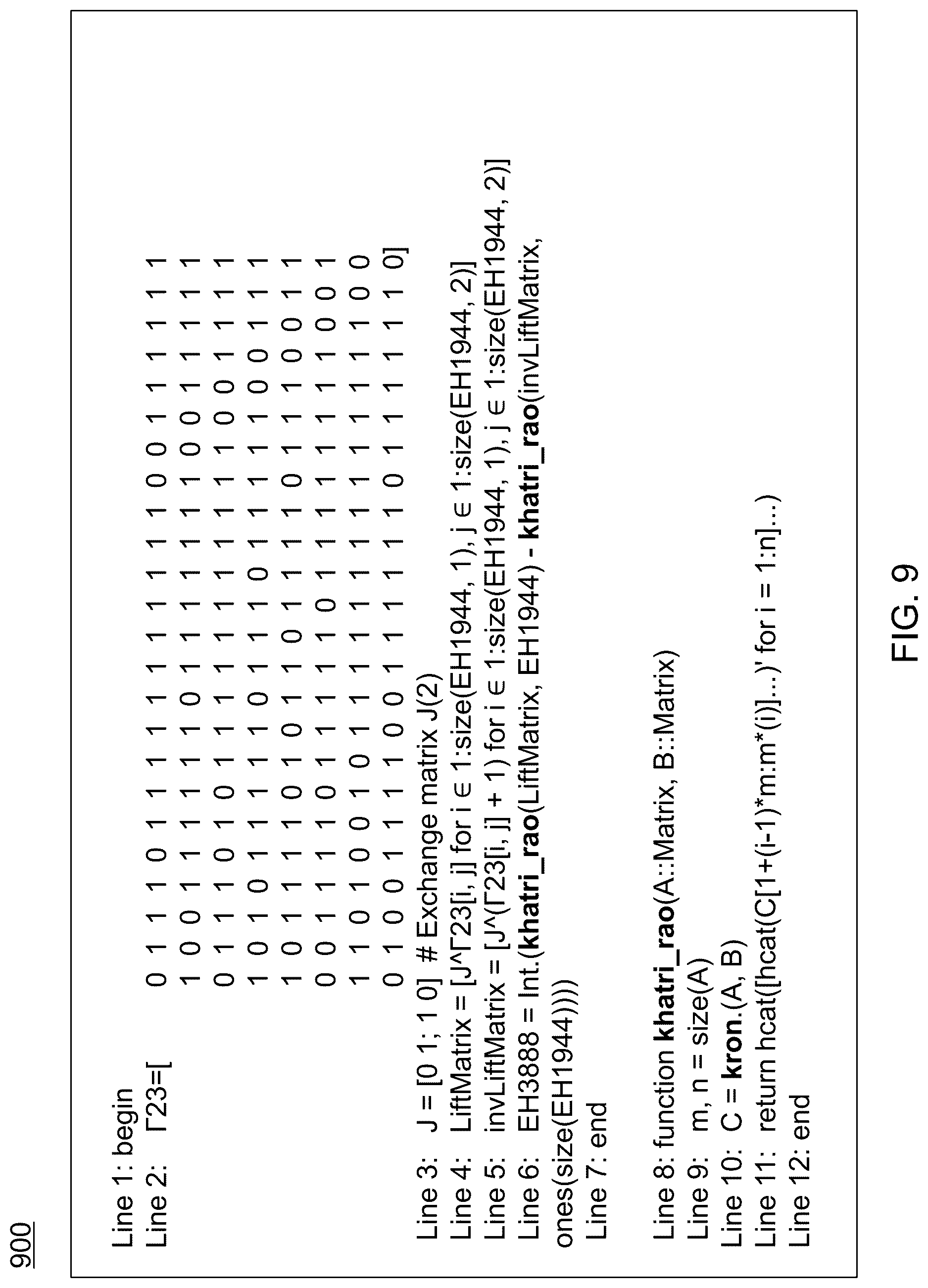 Patent US12621008 Figure 10 – Systems and methods for block-kronecker based low density parity check (LDPC) code with 2/3 code rate