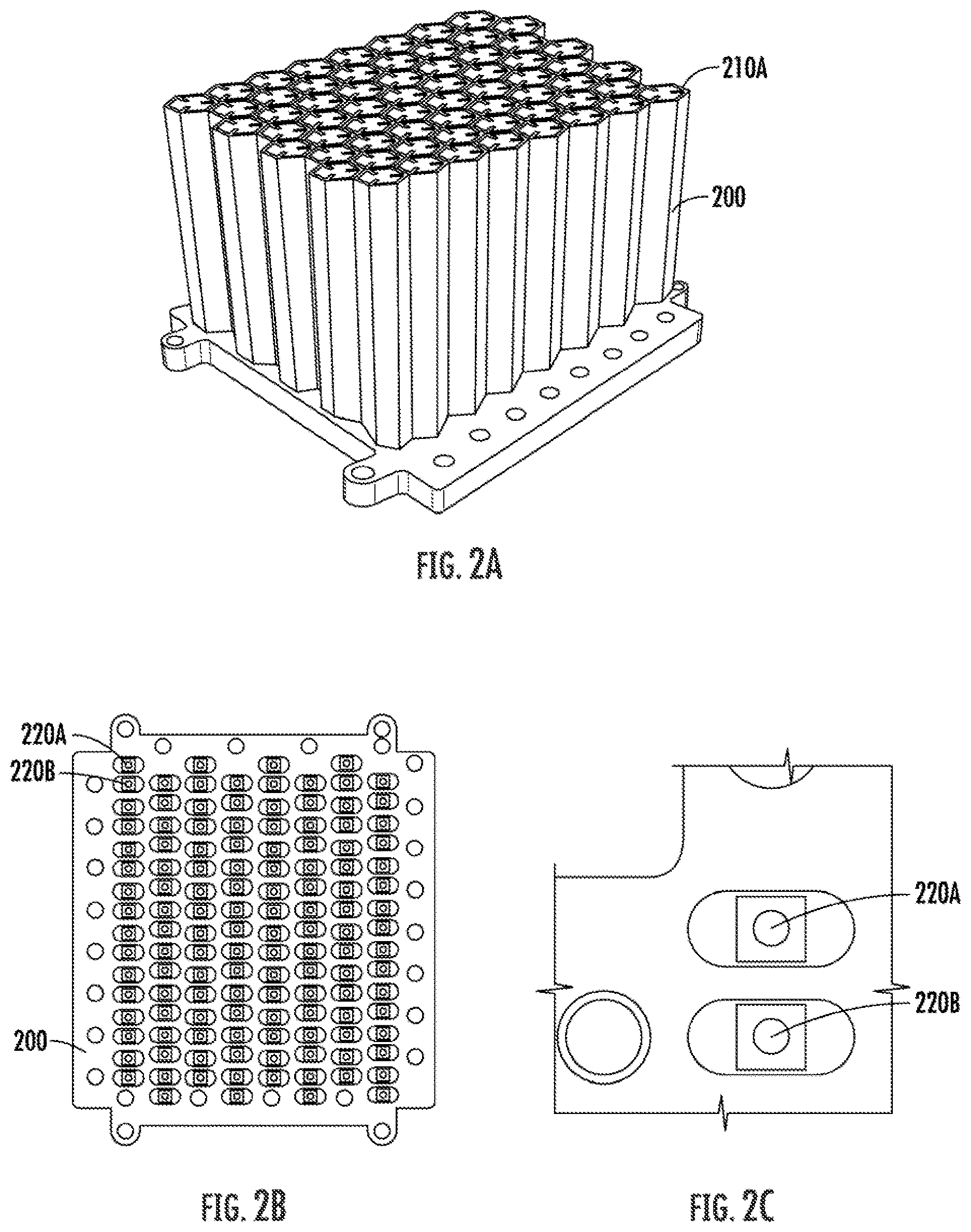 Patent US12621012 Figure 2 – Method to mechanically isolate and electrically couple between a phased array transmit/receive board