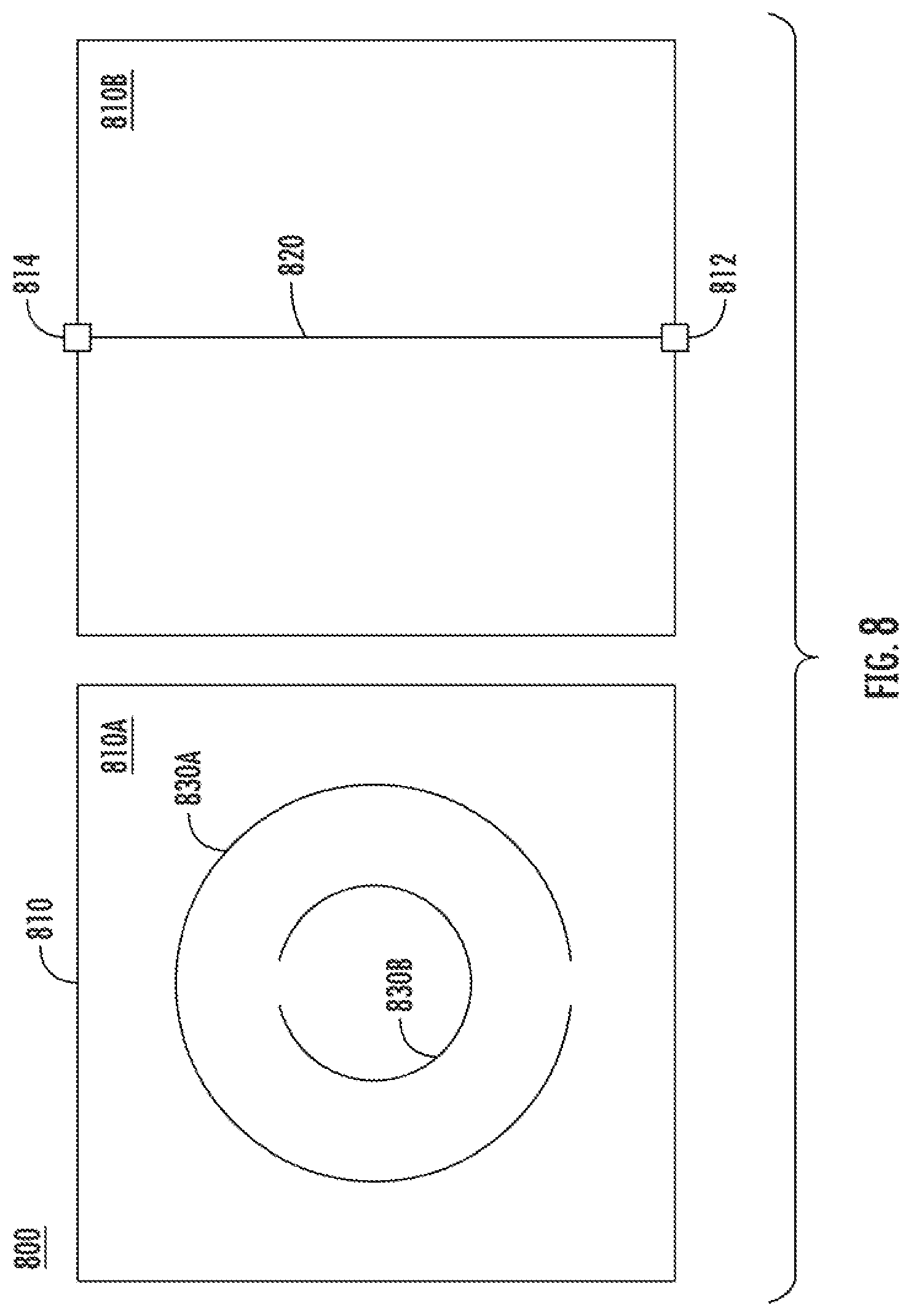 Patent US12621012 Figure 8 – Method to mechanically isolate and electrically couple between a phased array transmit/receive board