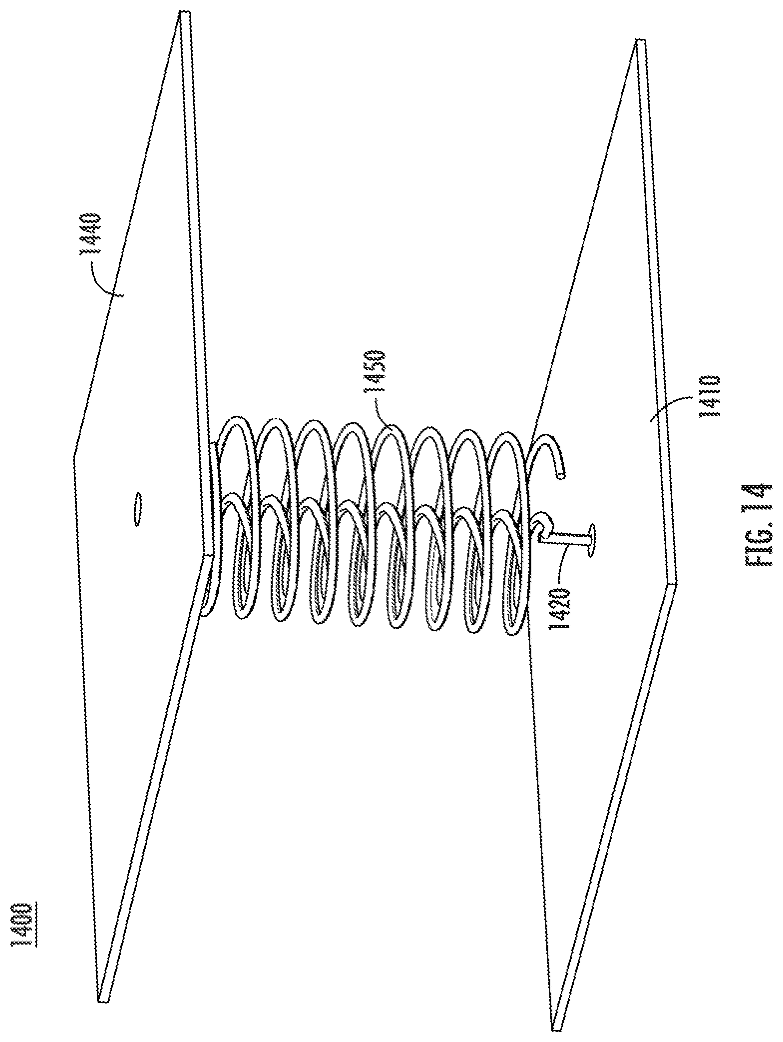 Patent US12621012 Figure 14 – Method to mechanically isolate and electrically couple between a phased array transmit/receive board