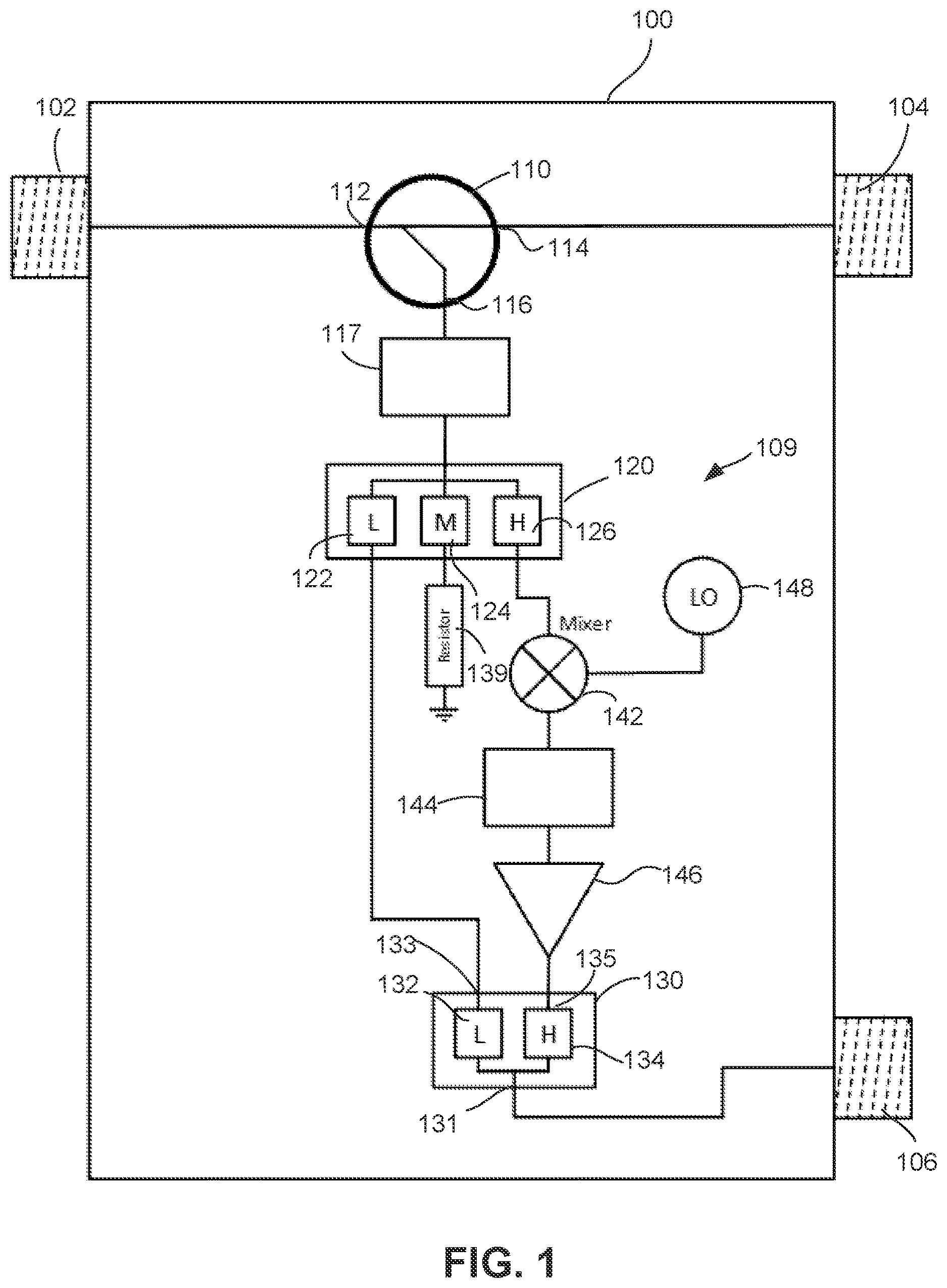 Patent US12621016 Figure 1 – Frequency converting cable network signal transmission devices