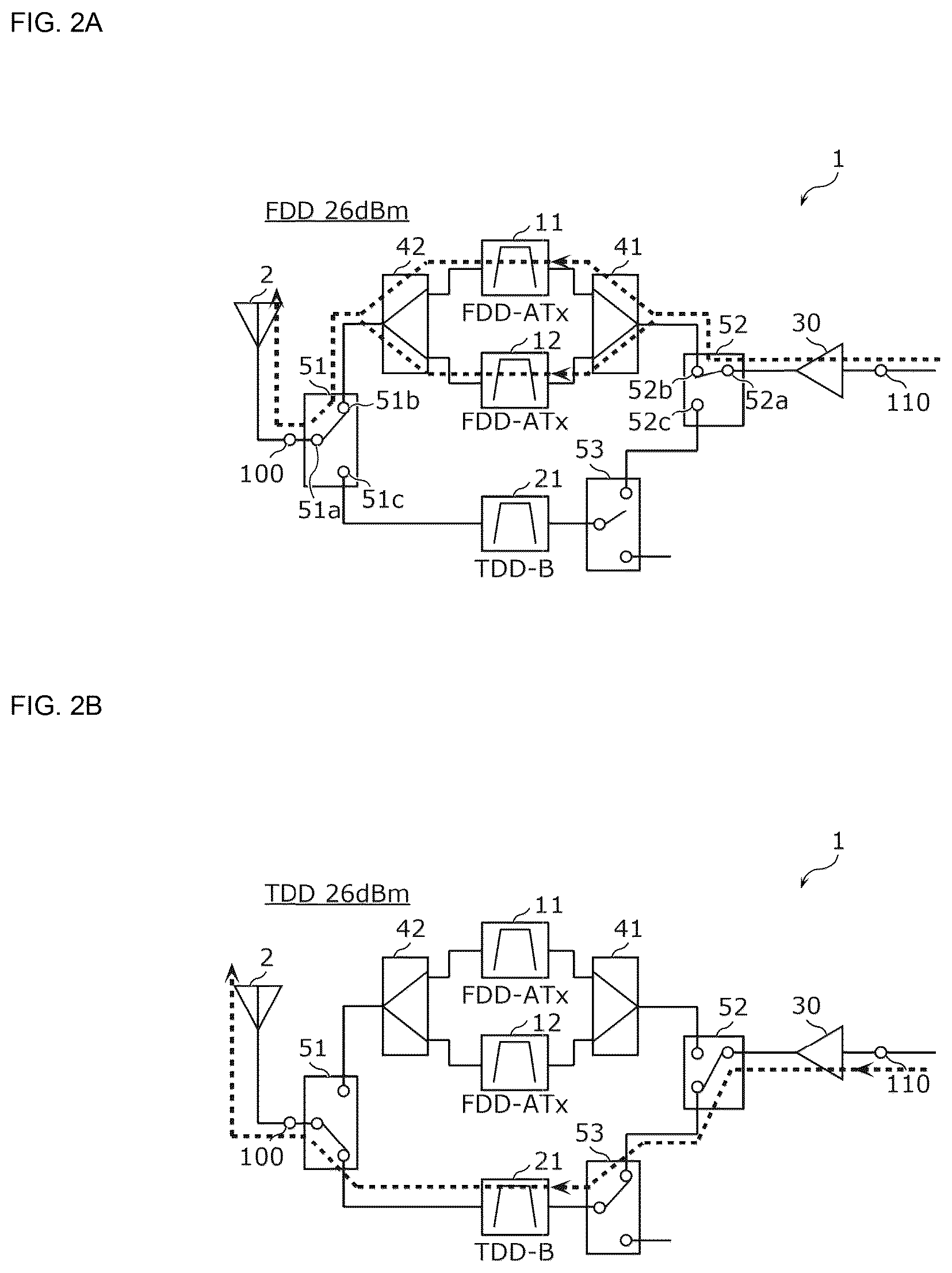 Patent US12621017 Figure 2 – Radio frequency circuit and communication device