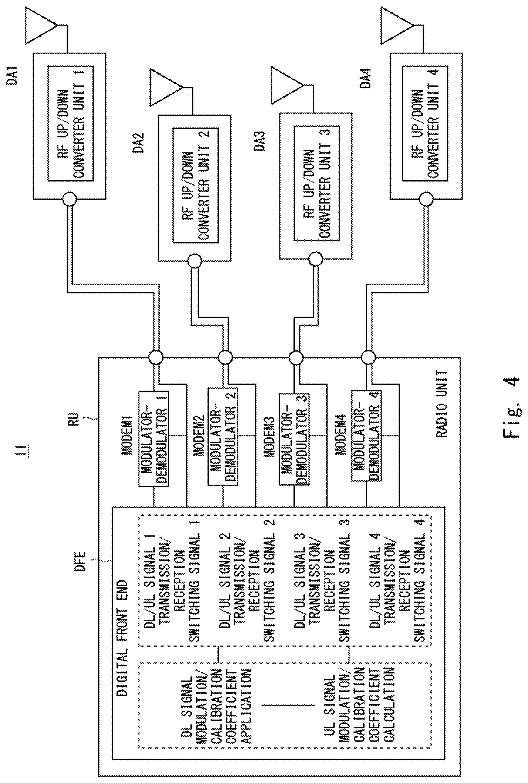 Patent US12621026 Figure 4 – Radio communication apparatus, method for radio communication apparatus, and non-transitory computer readable medium