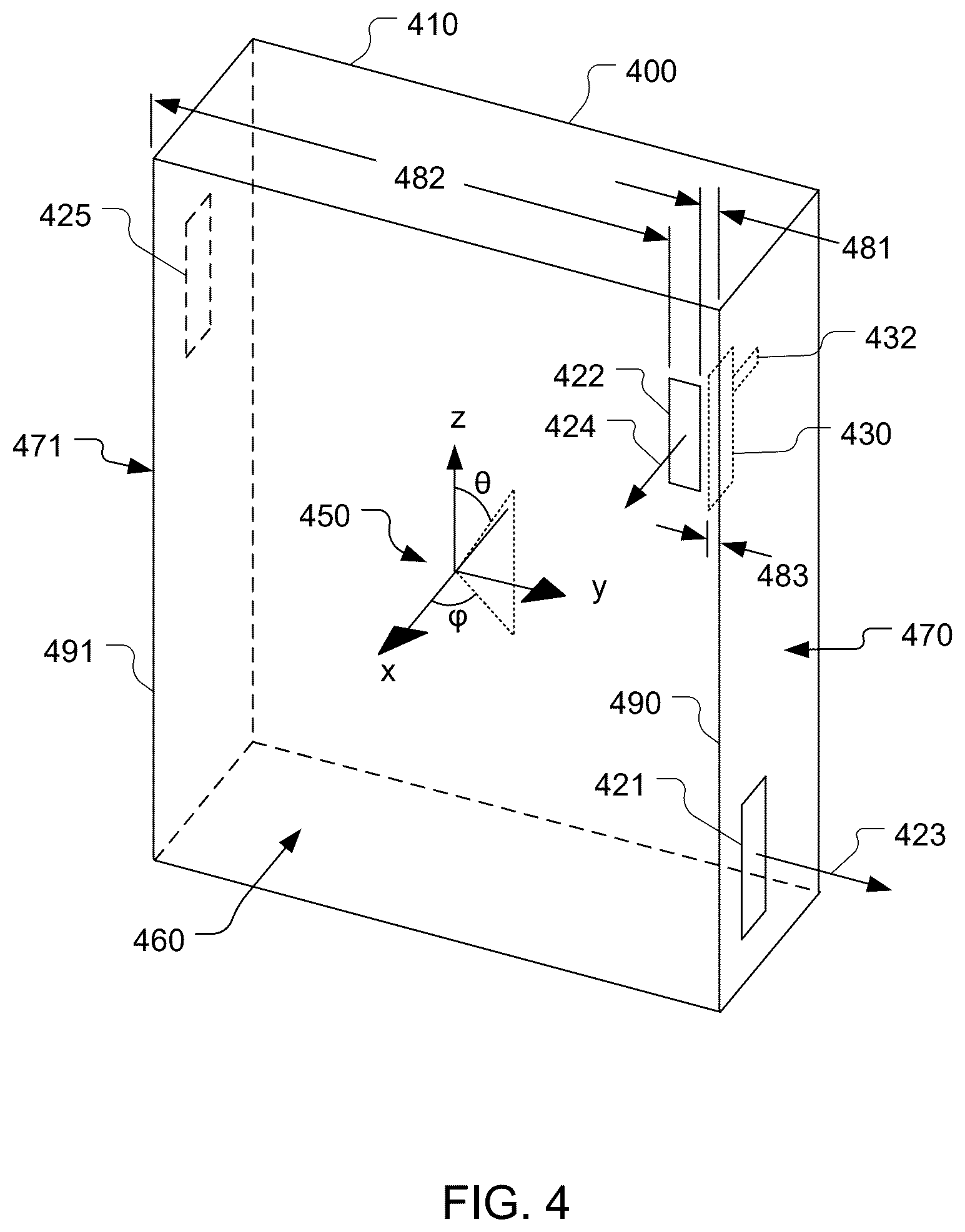Patent US12621040 Figure 4 – Gain pattern overlap reduction