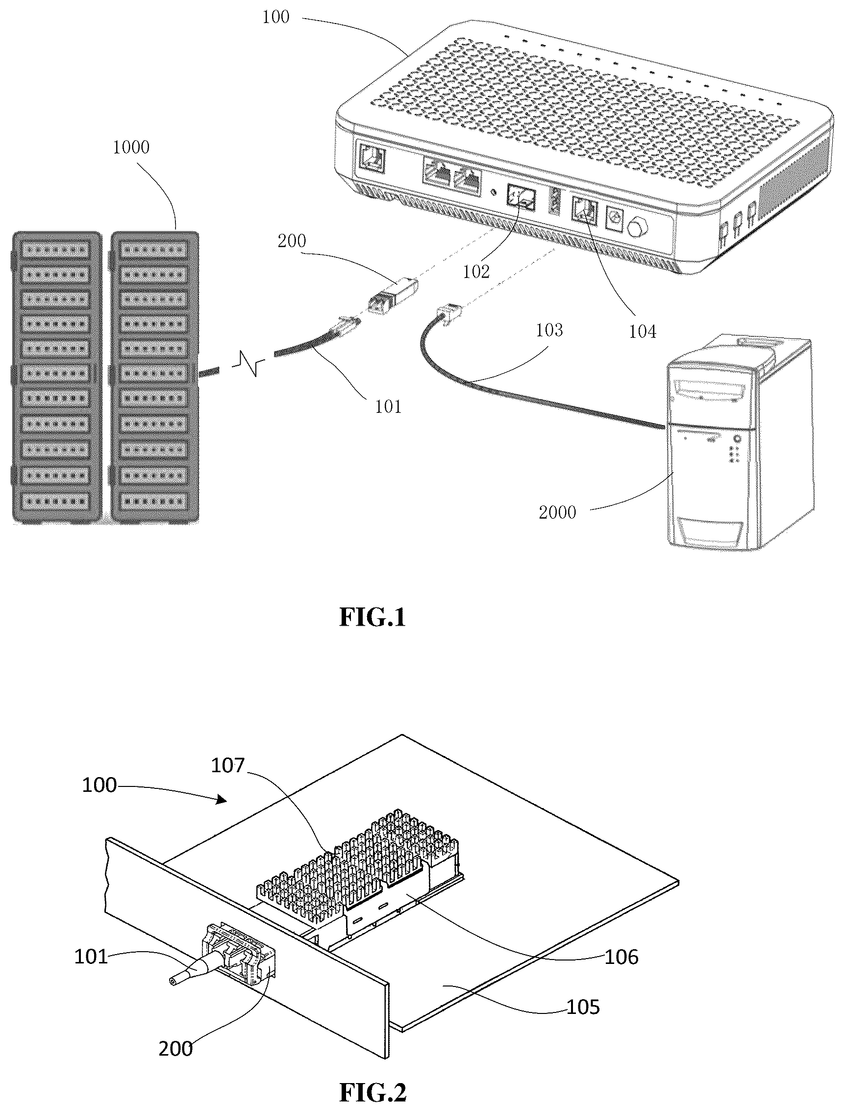 Patent US12621056 Figure 1 – Optical module