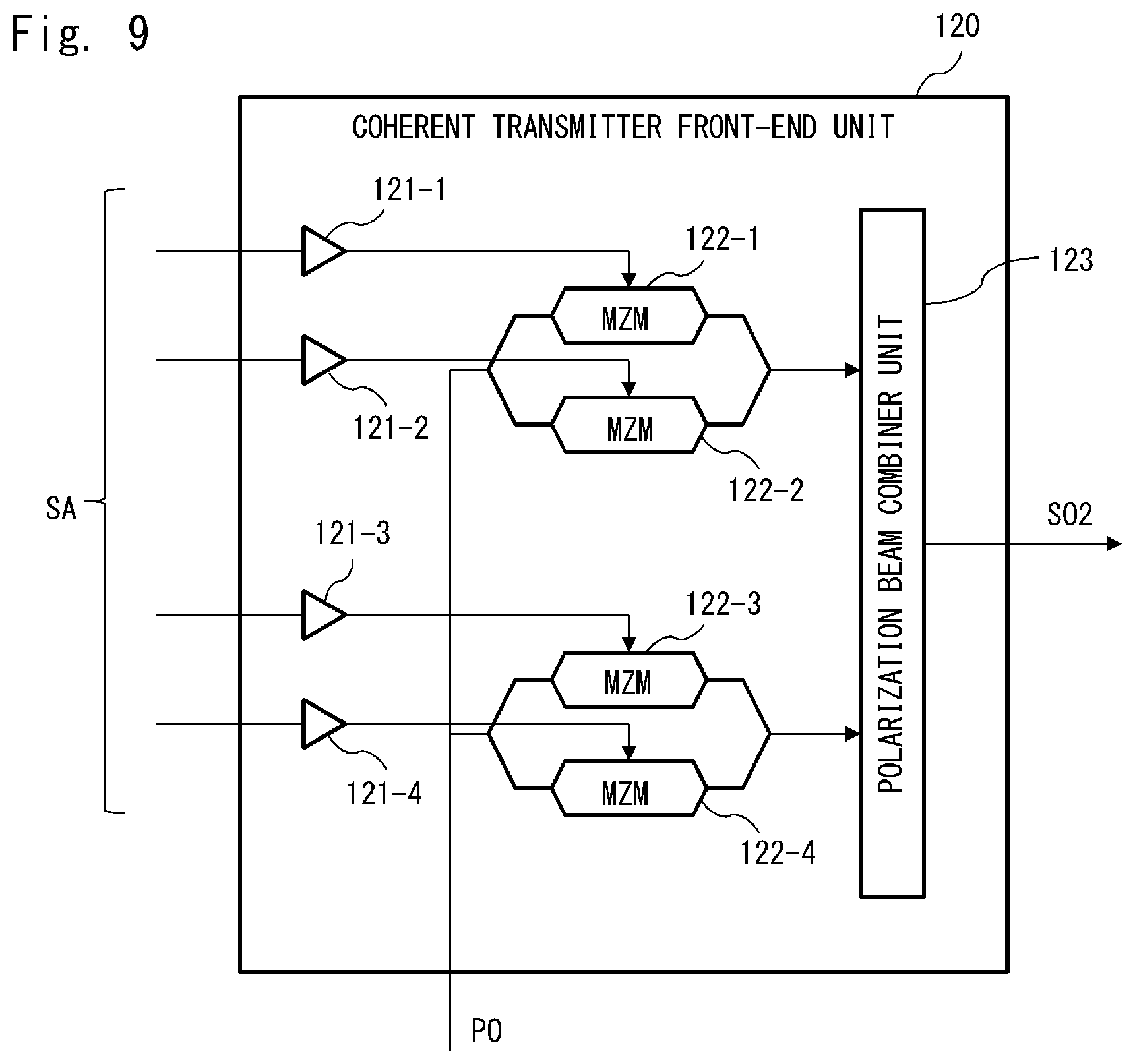 Patent US12621058 Figure 7 – Optical communication apparatus, optical communication system, and optical communication method