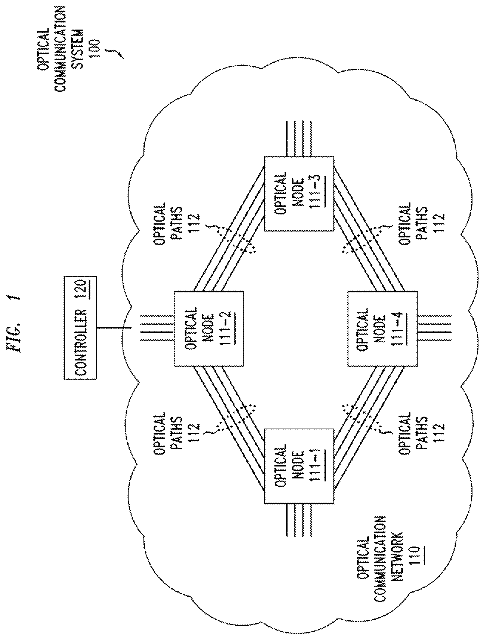 Patent US12621076 Figure 1 – Add/drop capability for spatial division multiplexed optical systems