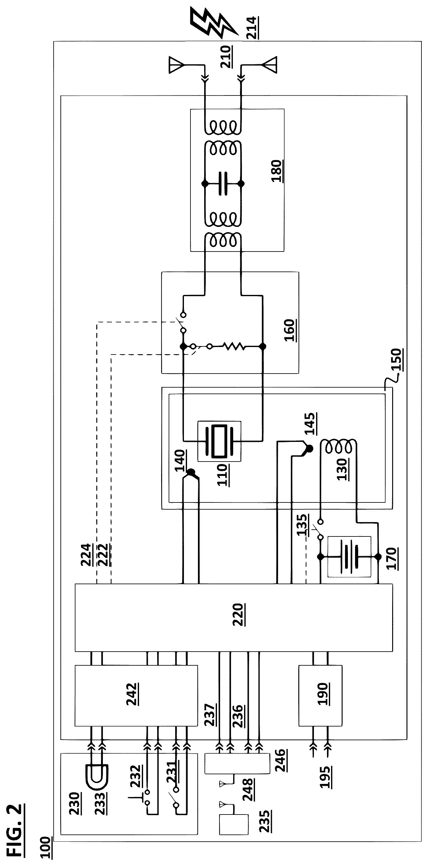 Patent US12621077 Figure 2 – Electromagnetic pulse generator system